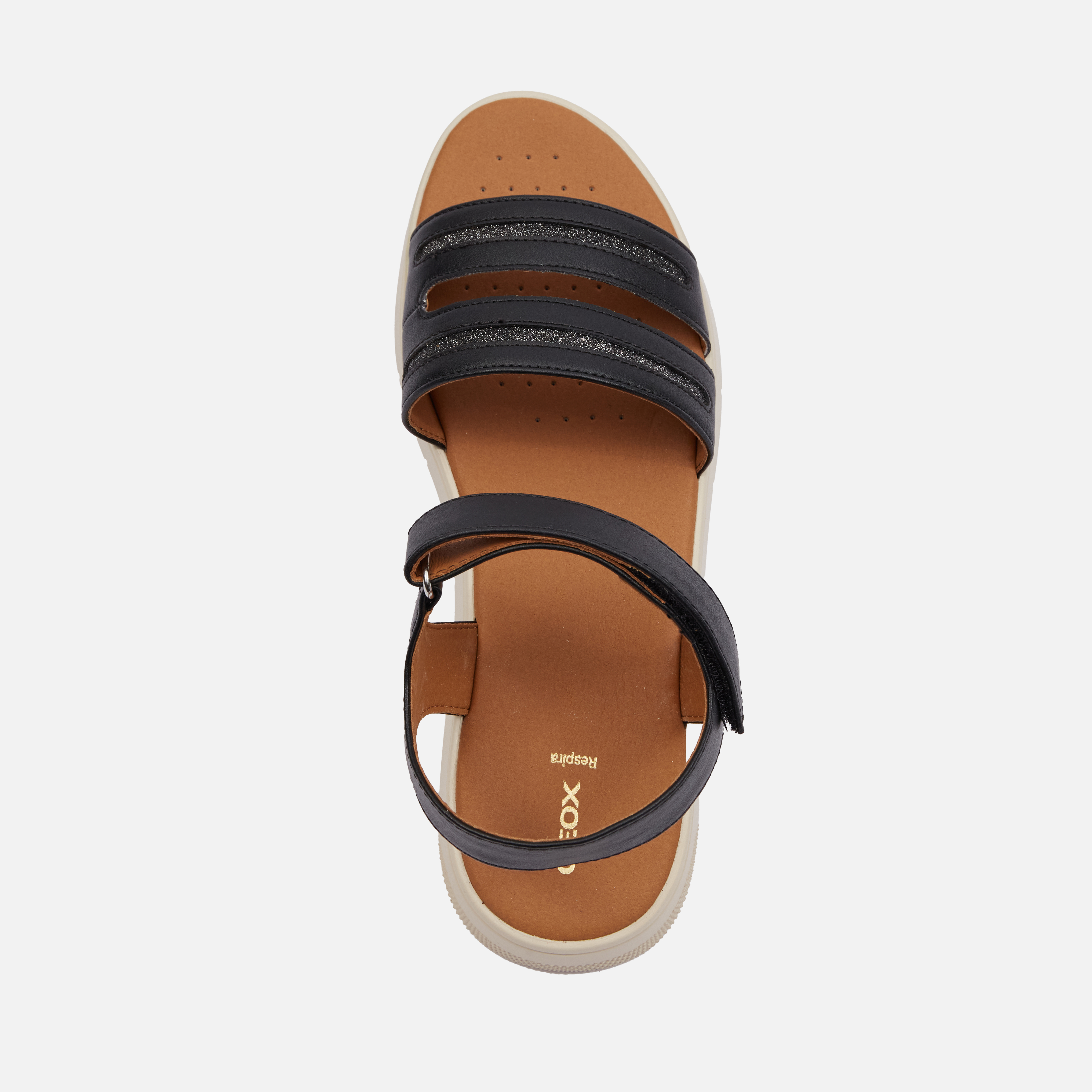 Black women's sandals Geox Dandra - Women's