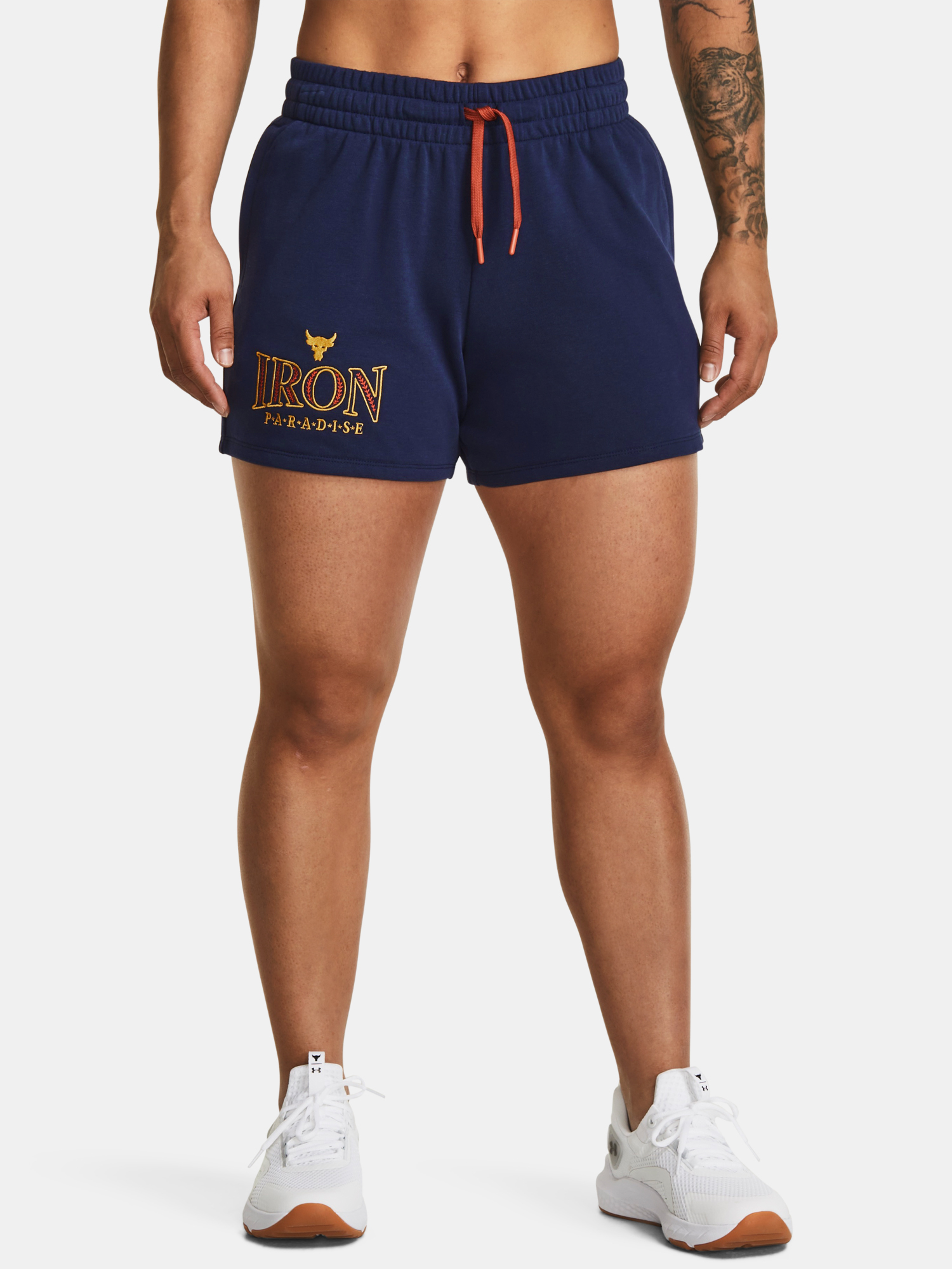 Under Armour Kraťasy Pjt Rck Everyday Terry Short-BLU - Dámské