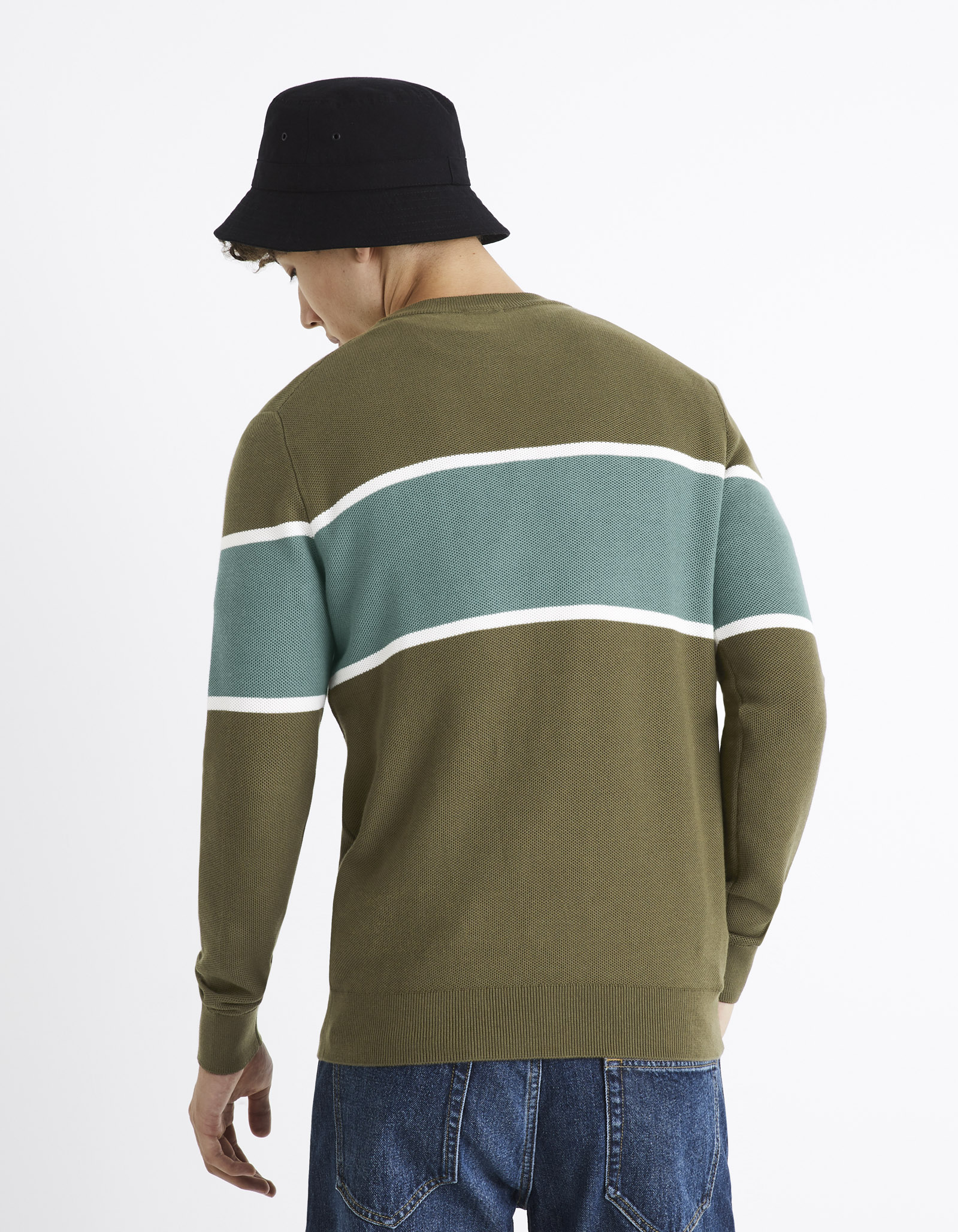 Pulovere pentru barbati Celio - verde