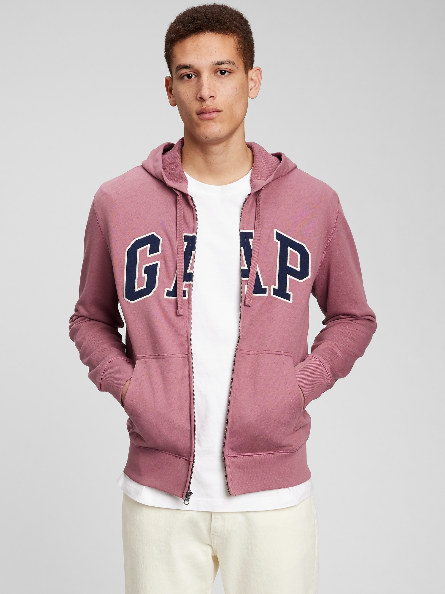 GAP Sweatshirt With Logo And Hood - Men