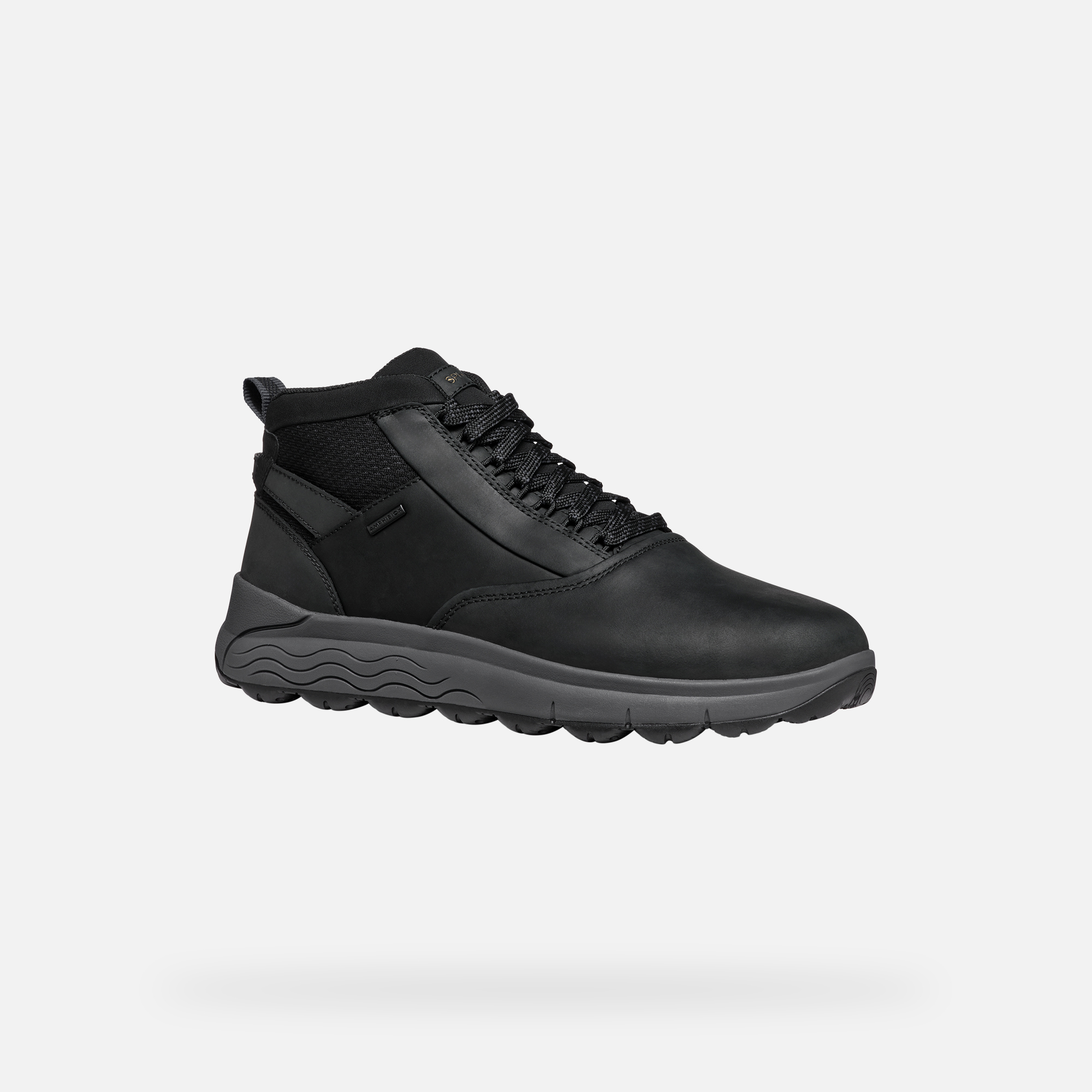 Black men&#039;s ankle boots Geox Spherica 4x4 B Abx - Men&#039;s