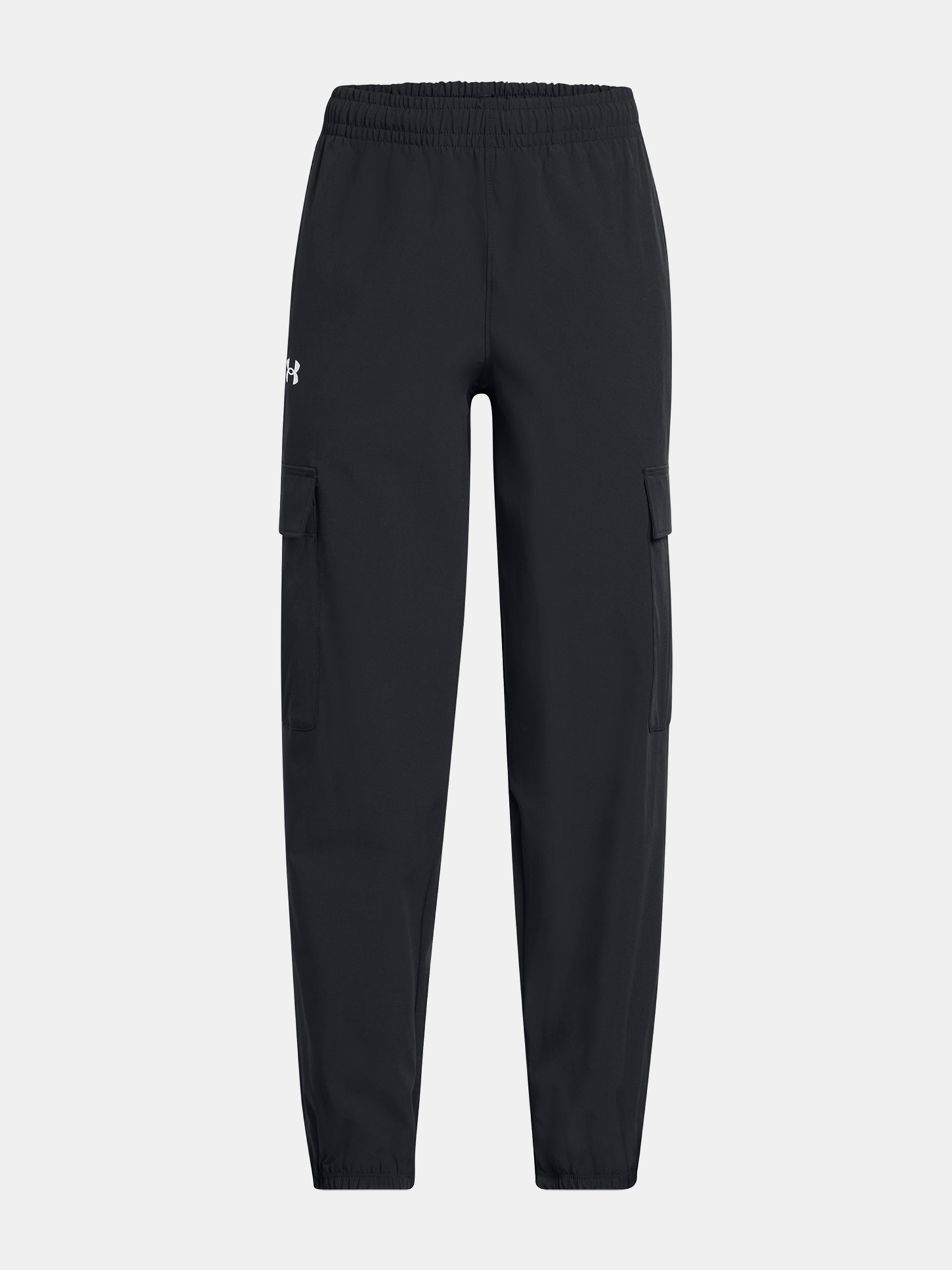 Girls sports pants Under Armour UA Rival Woven Cargo Pants-BLK - Girls