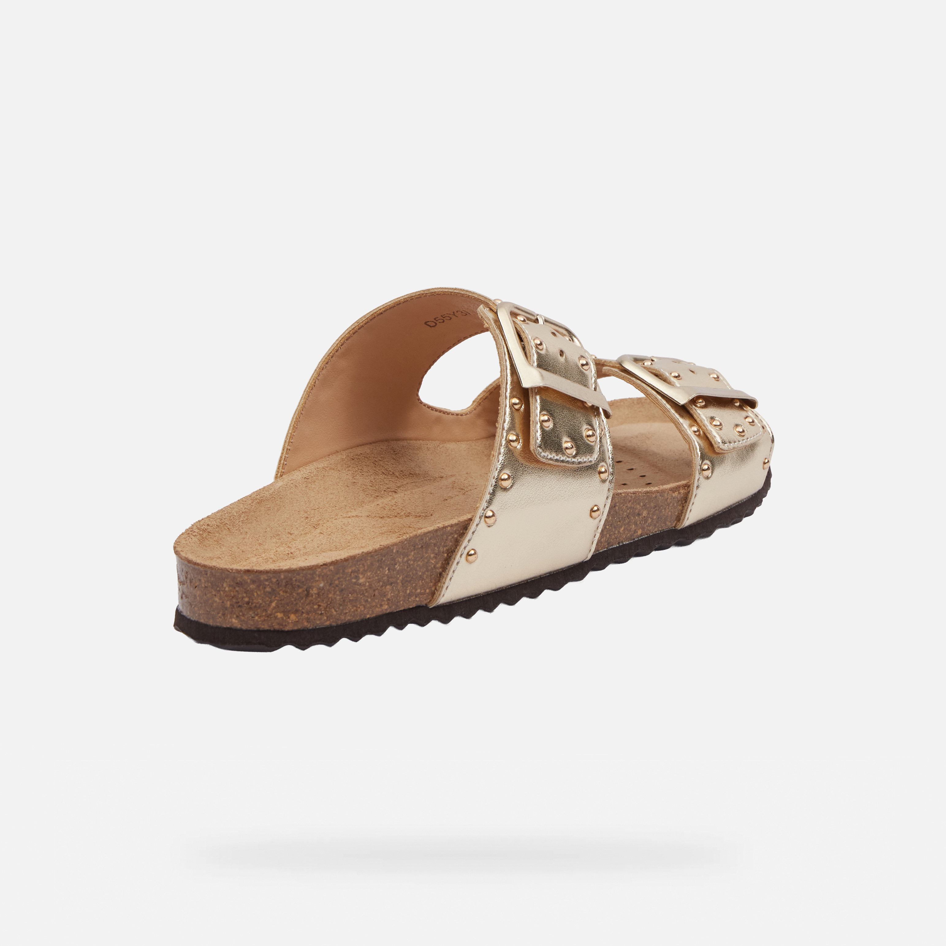 Gold women&#039;s slippers Geox Brionia R - Women&#039;s
