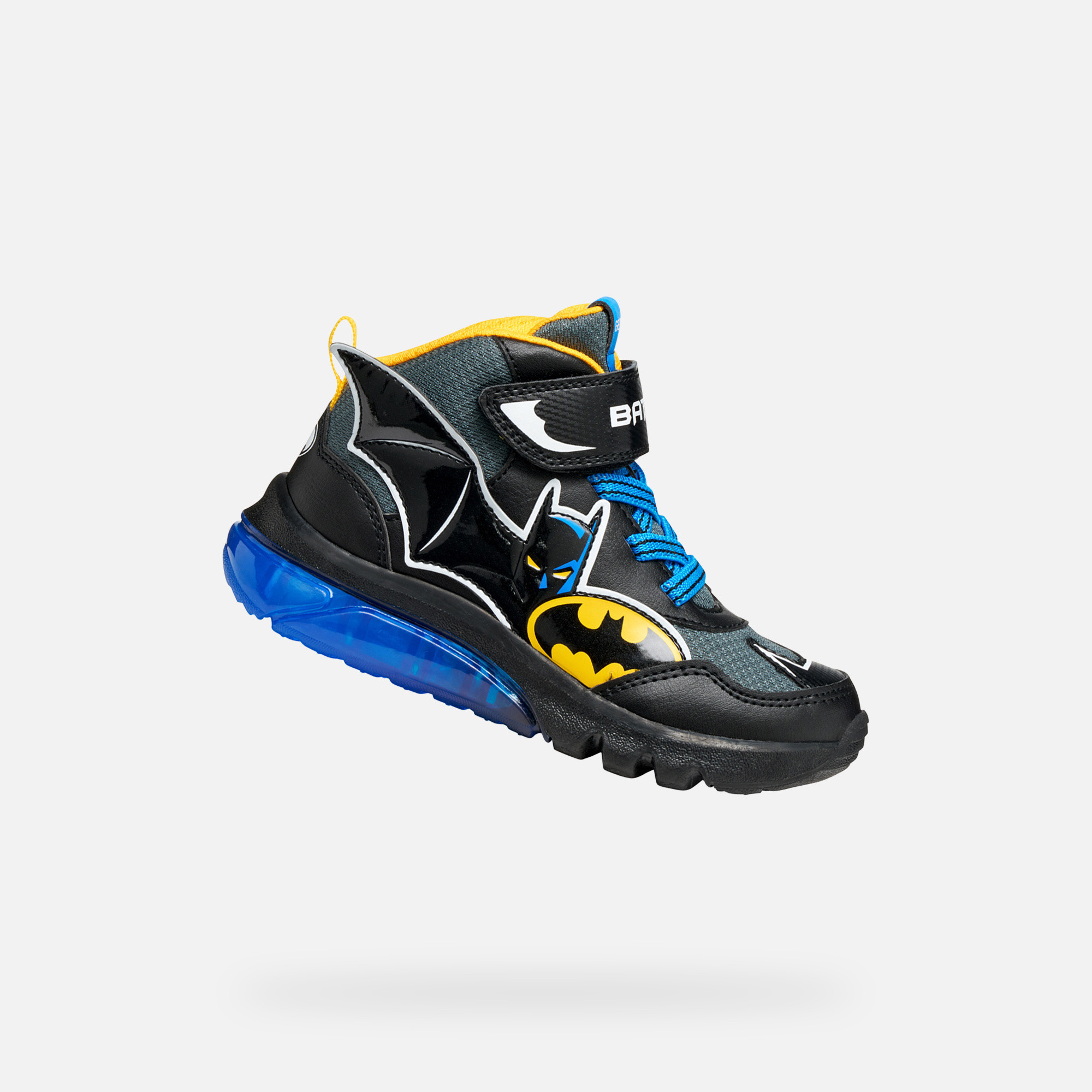 Black boys sneakers Geox Ciberdron - Boys