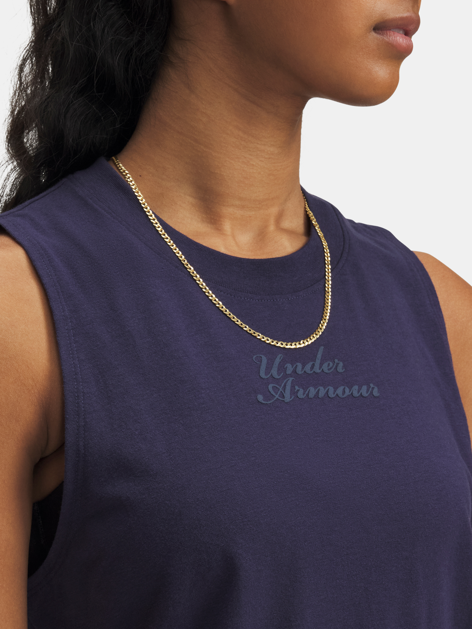 Women's tank top Under Armour UA Varsity Tank-BLU - Women's