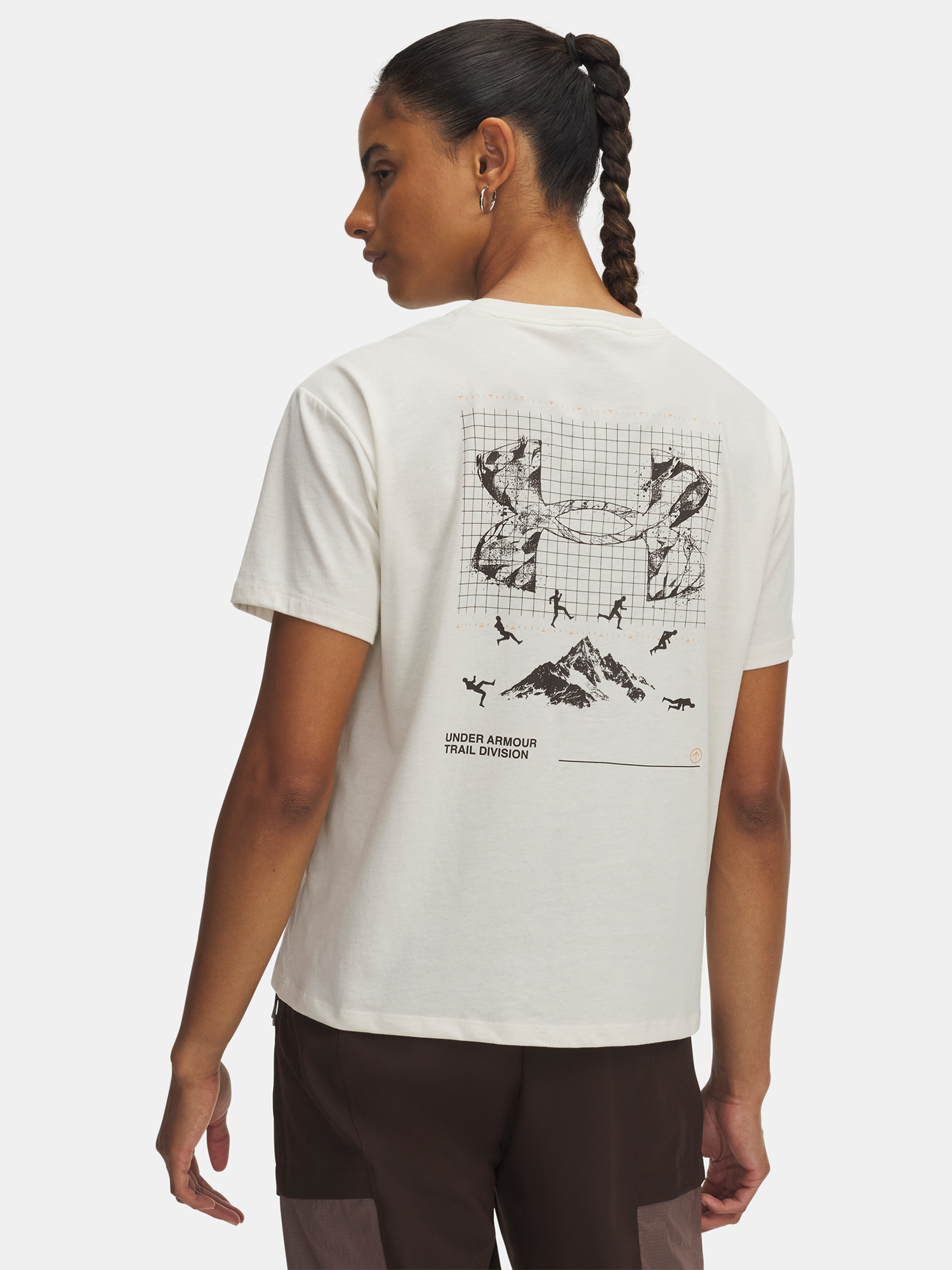 Under Armour UA Trail Run Graphic T-Shirt-BRN - Women's T-Shirt
