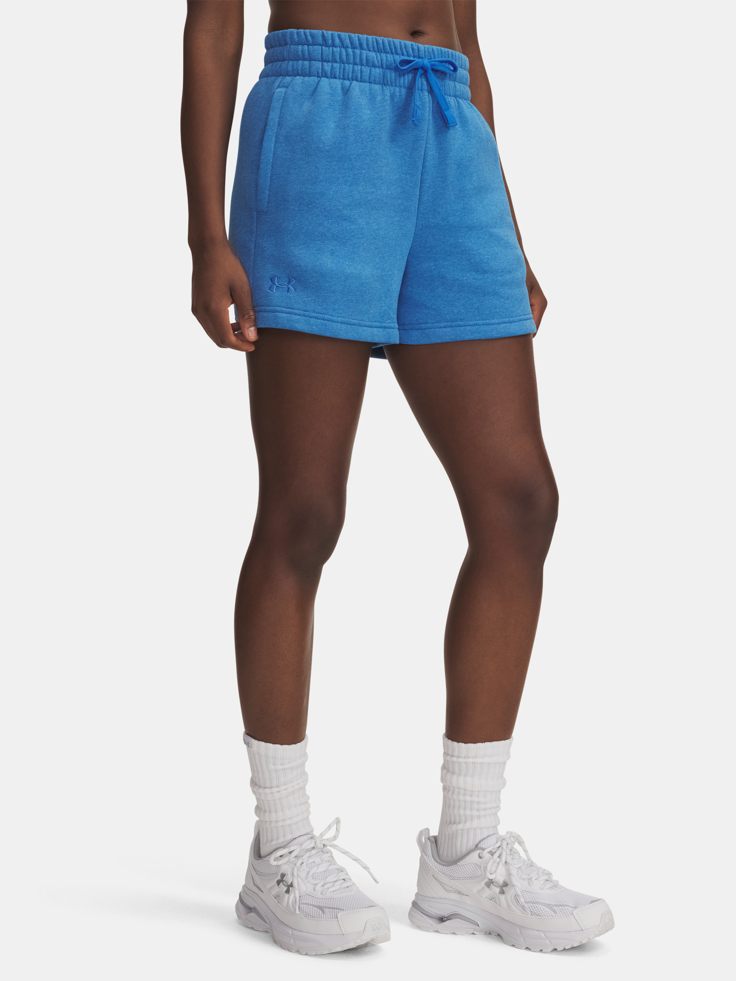 Womens shorts Under Armour Rival Fleece Short-BLU - Womens
