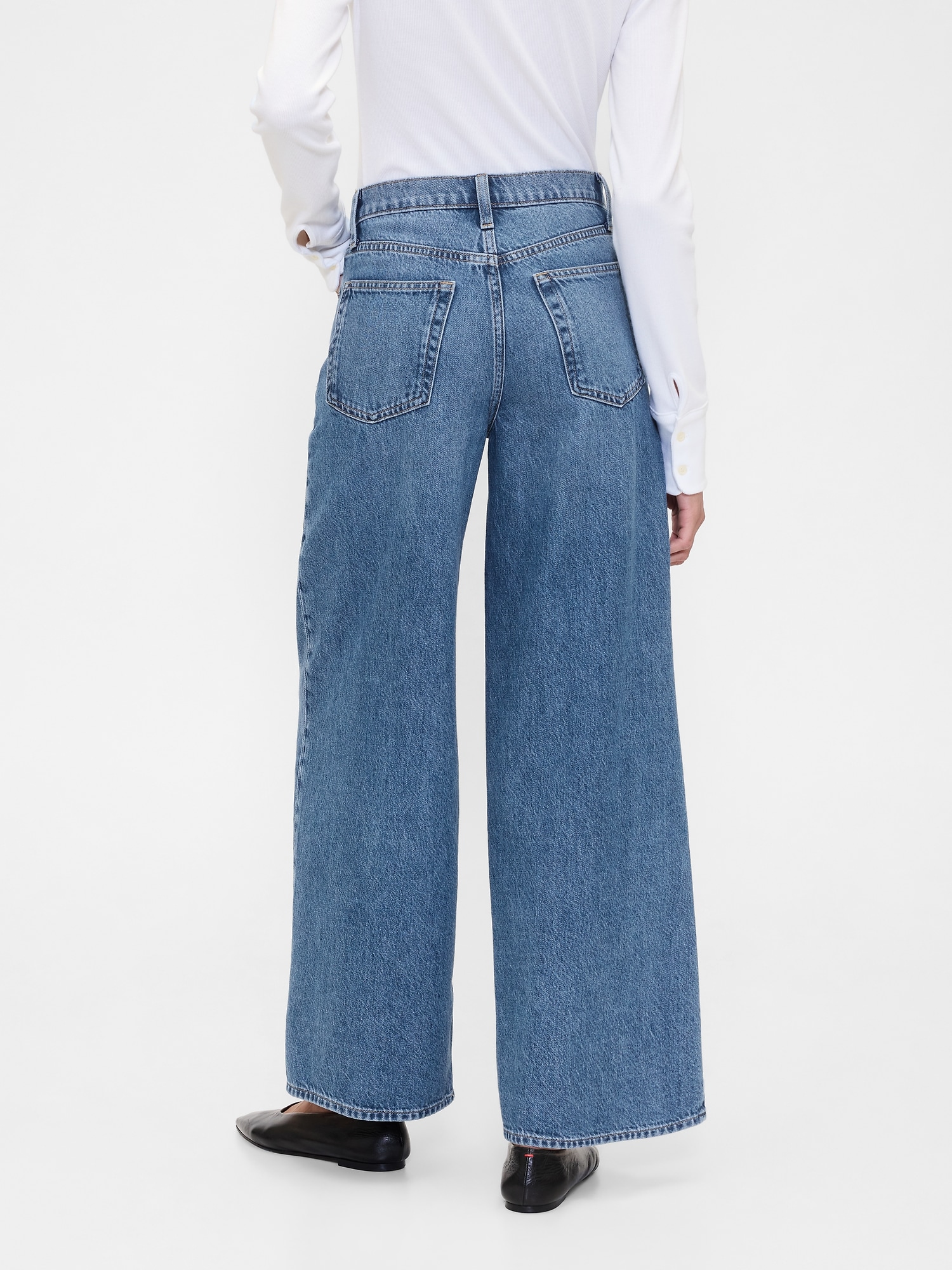 GAP Jeans Mid Rise Baggy - Ladies