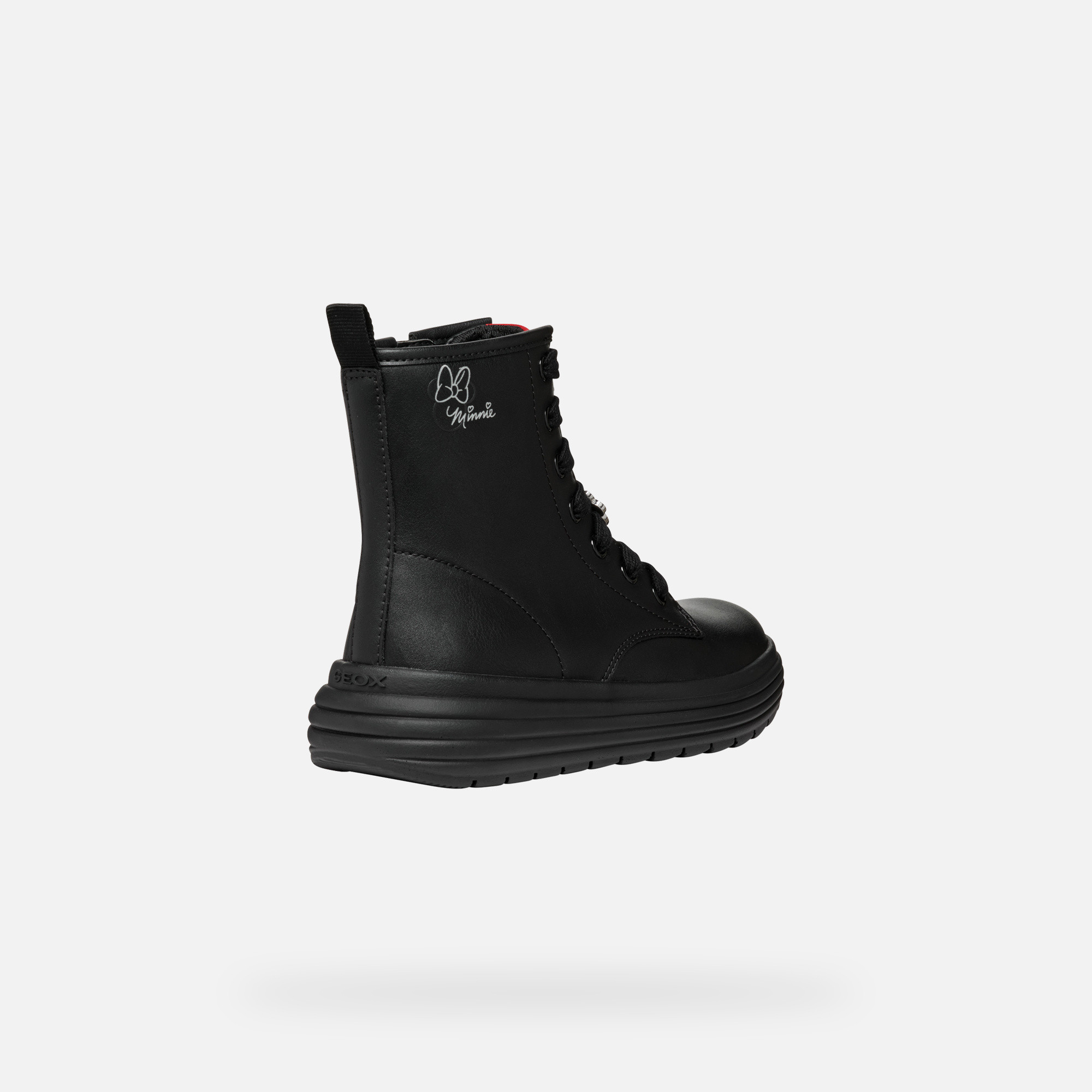 Black Girls Ankle Boots Geox Phaolae - Girls