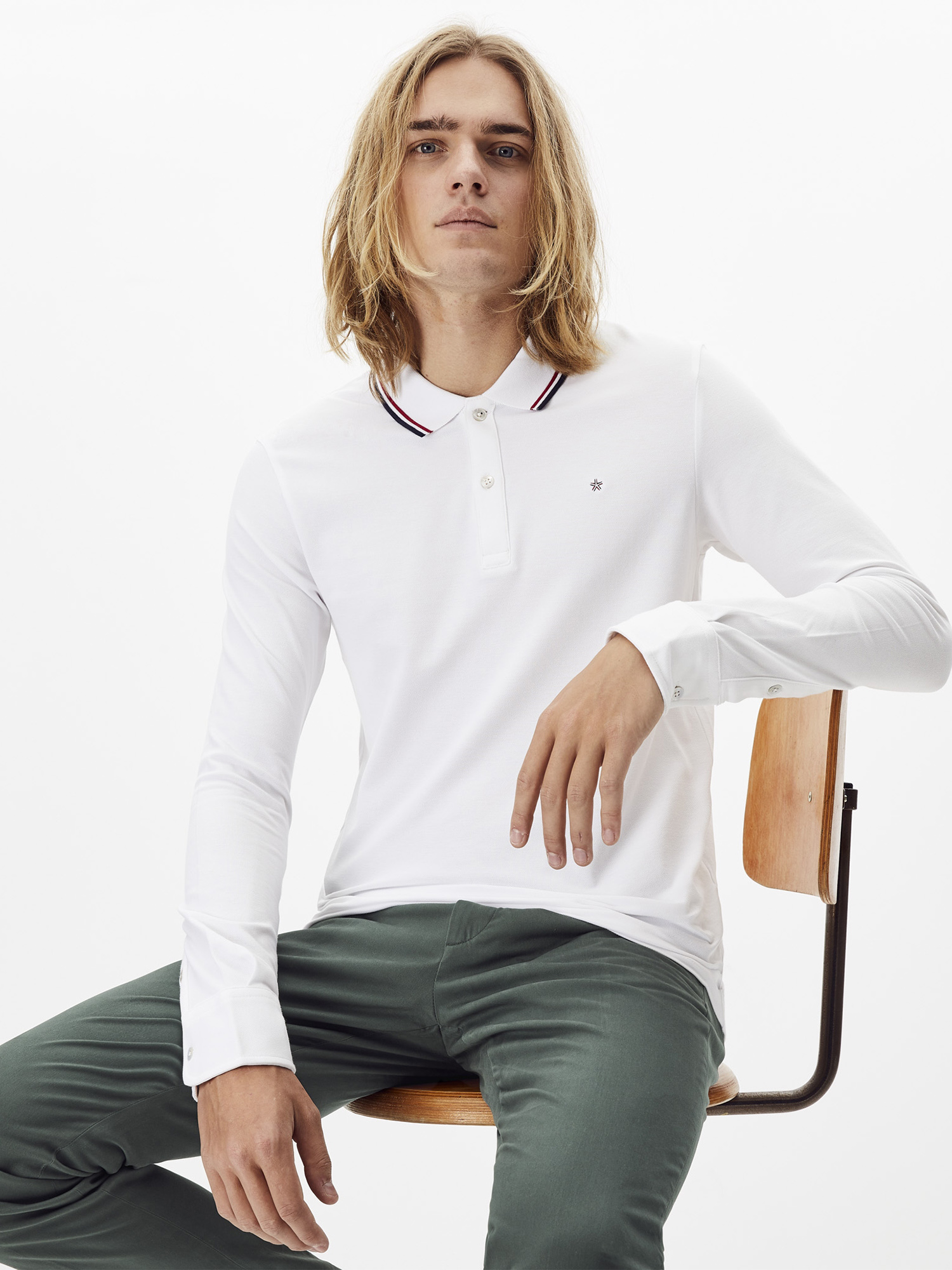 Biela pánska polokošeľa Celio Necetwoml