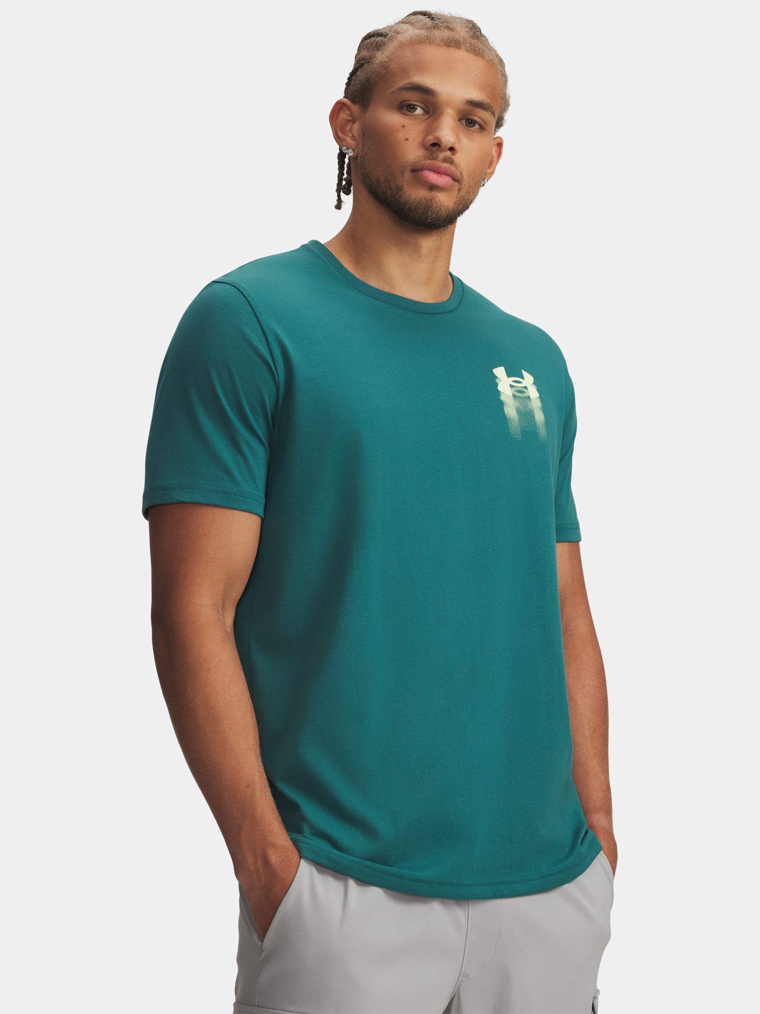 Мъжка тениска Under Armour UA M BLUR LOGO SS