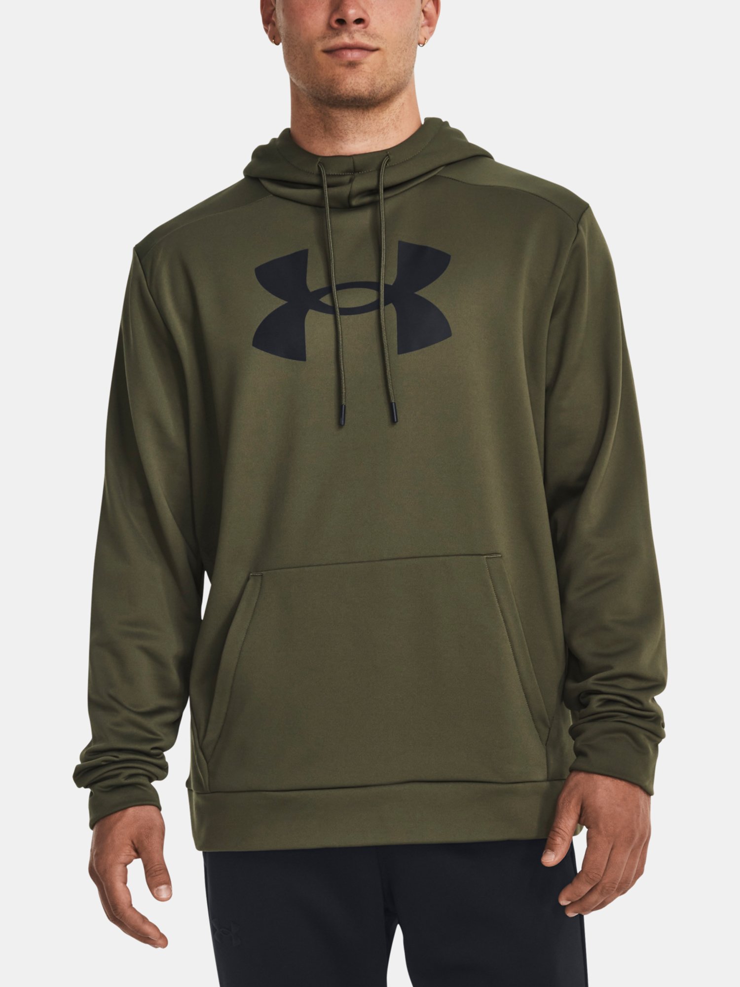 Pánská Mikina Under Armour UA Armour Fleece Big Logo HD-GRN - Pánské