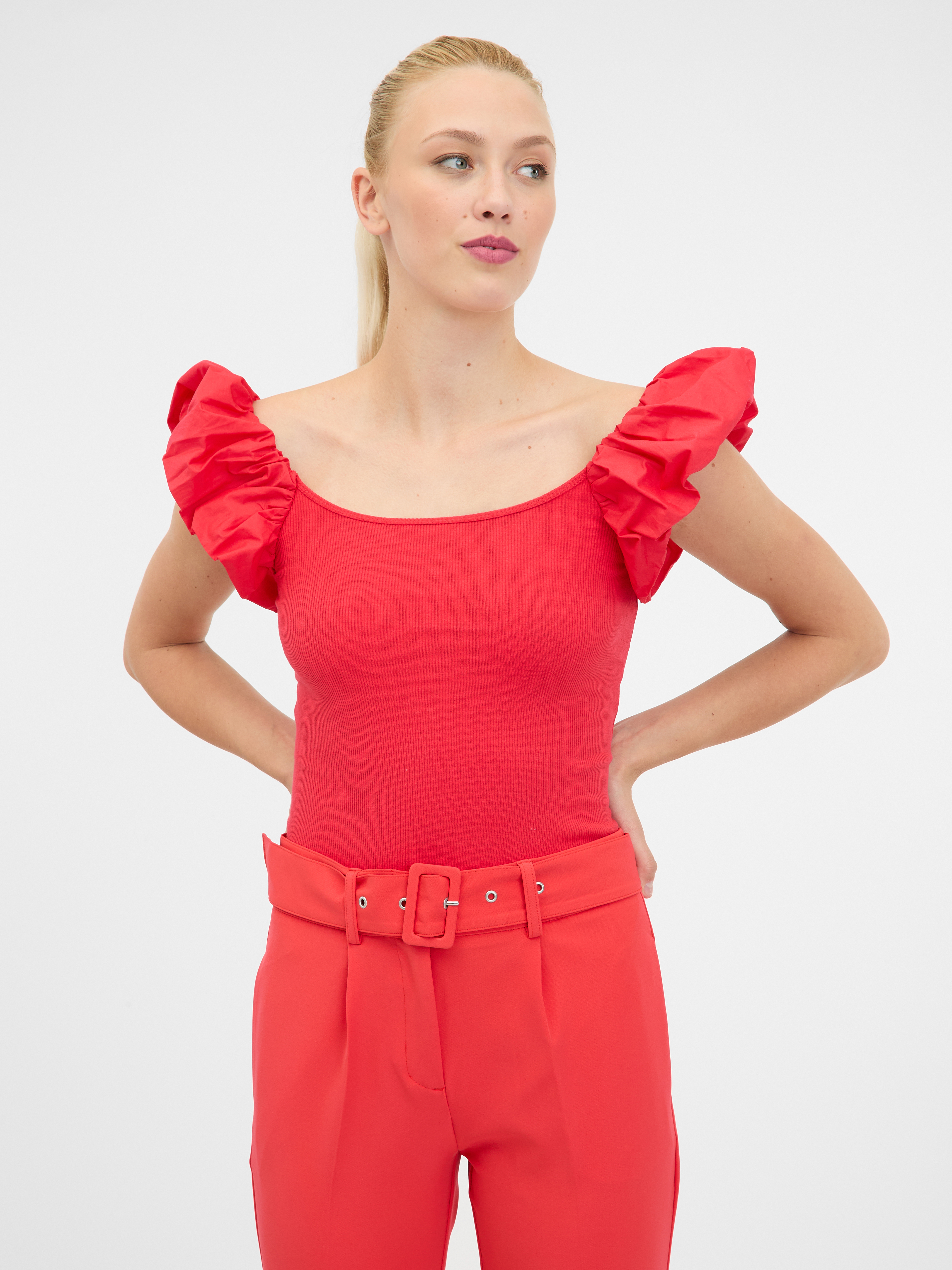Orsay Red womens short-sleeved T-shirt - Womens