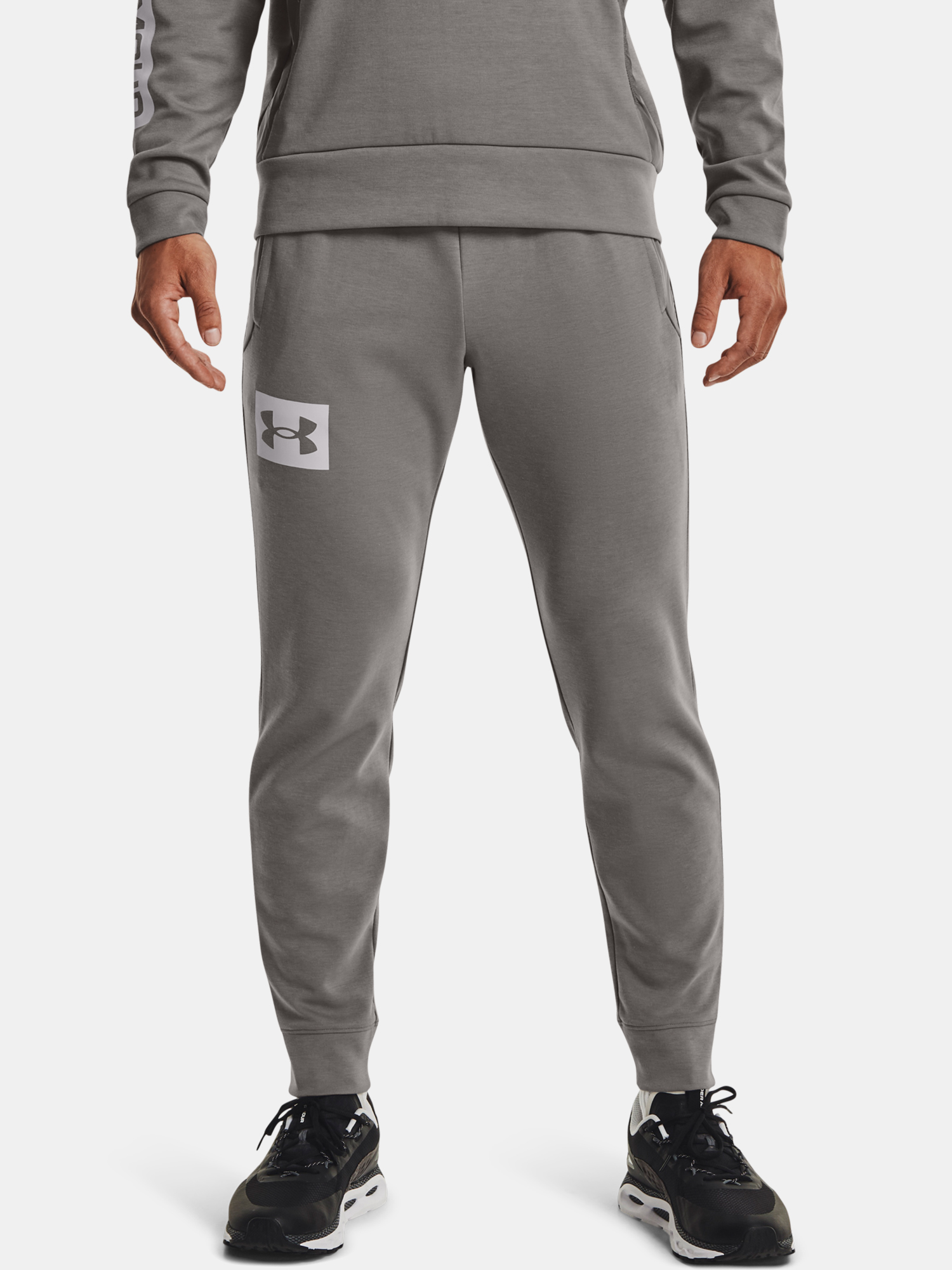 Under Armour Sweatpants UA SUMMIT KNIT JOGGER-GRY - Men's