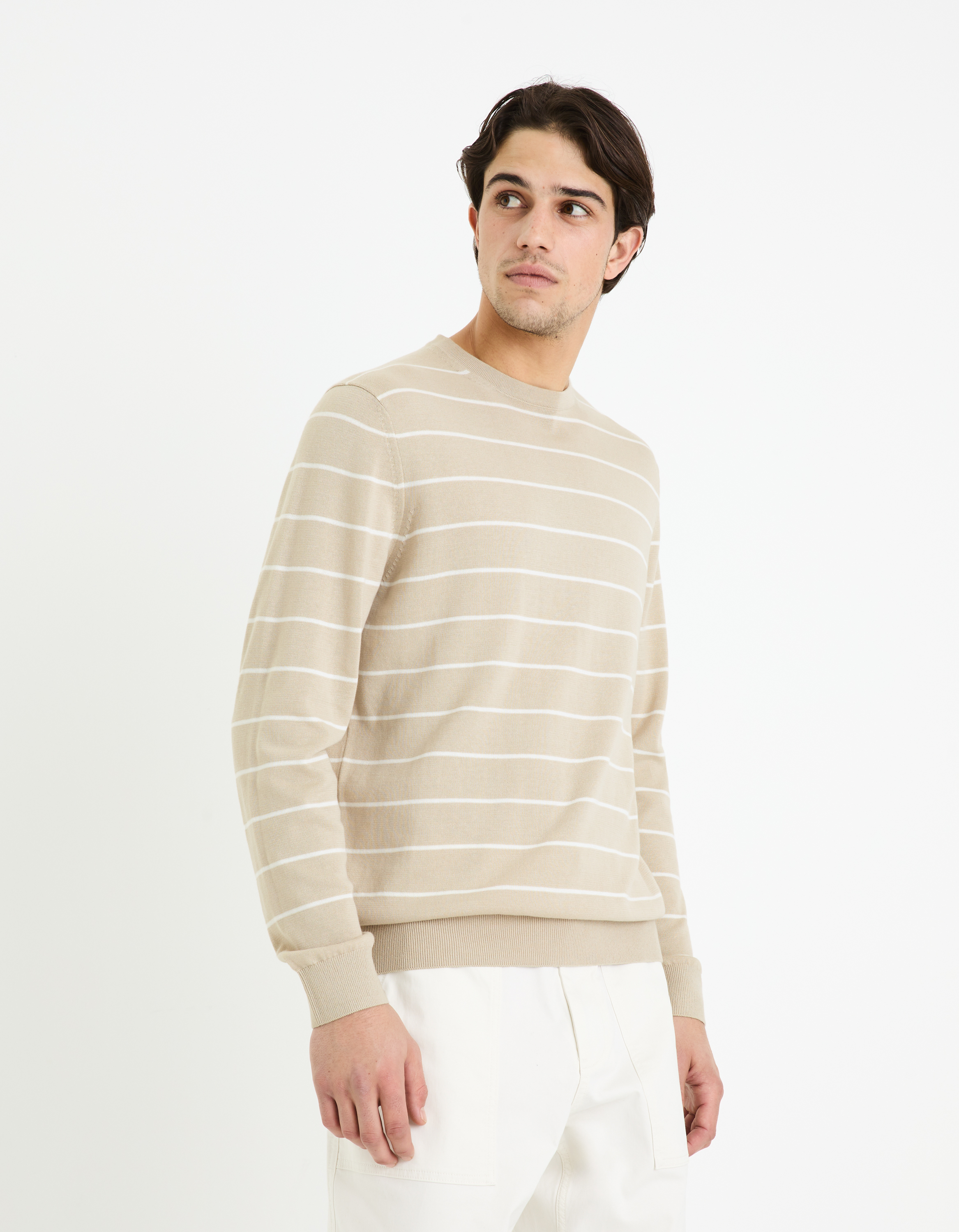 Celio Striped Sweater Decoton - Men's