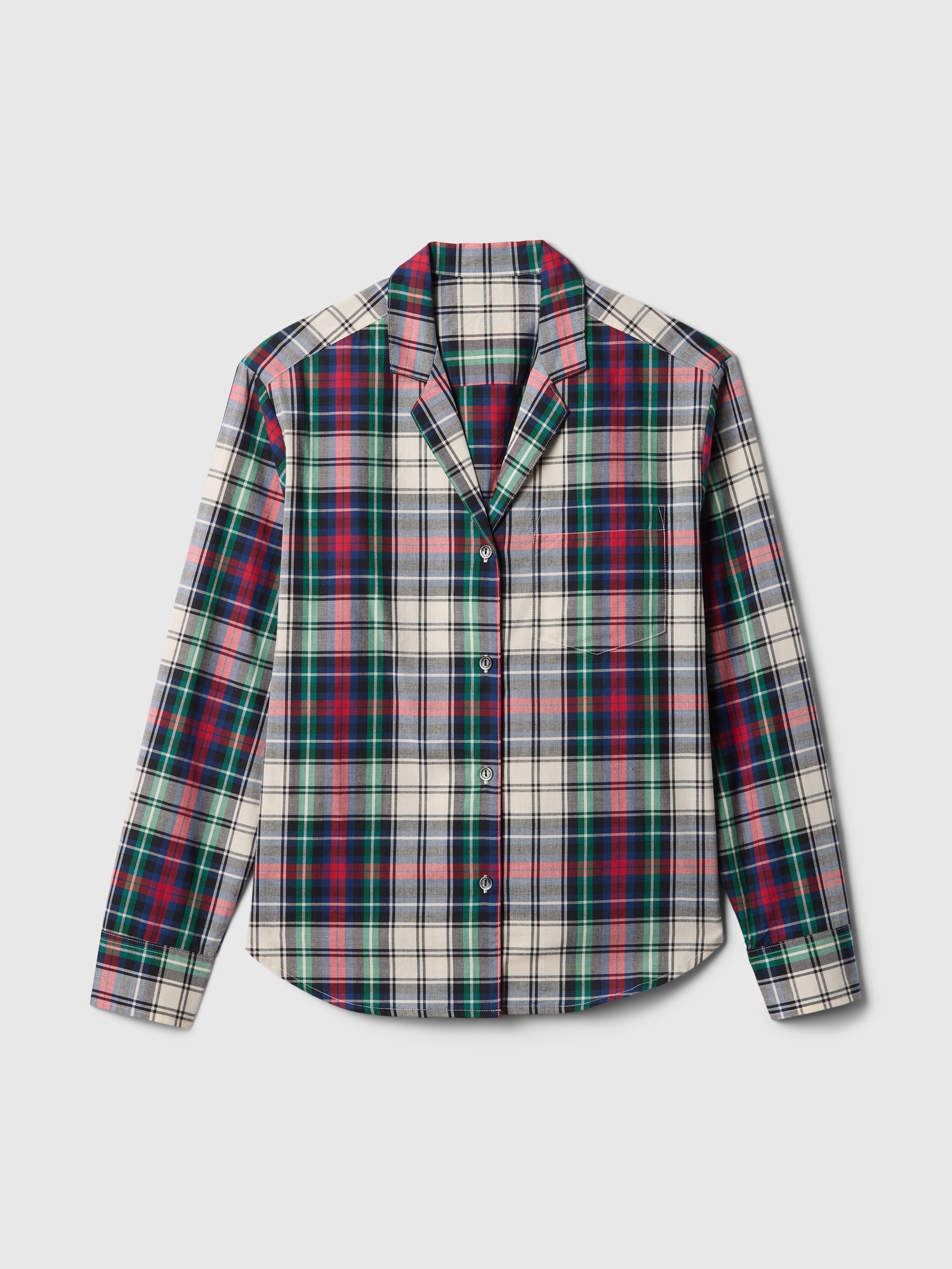 GAP Oversize poplin pajama shirt - Women's