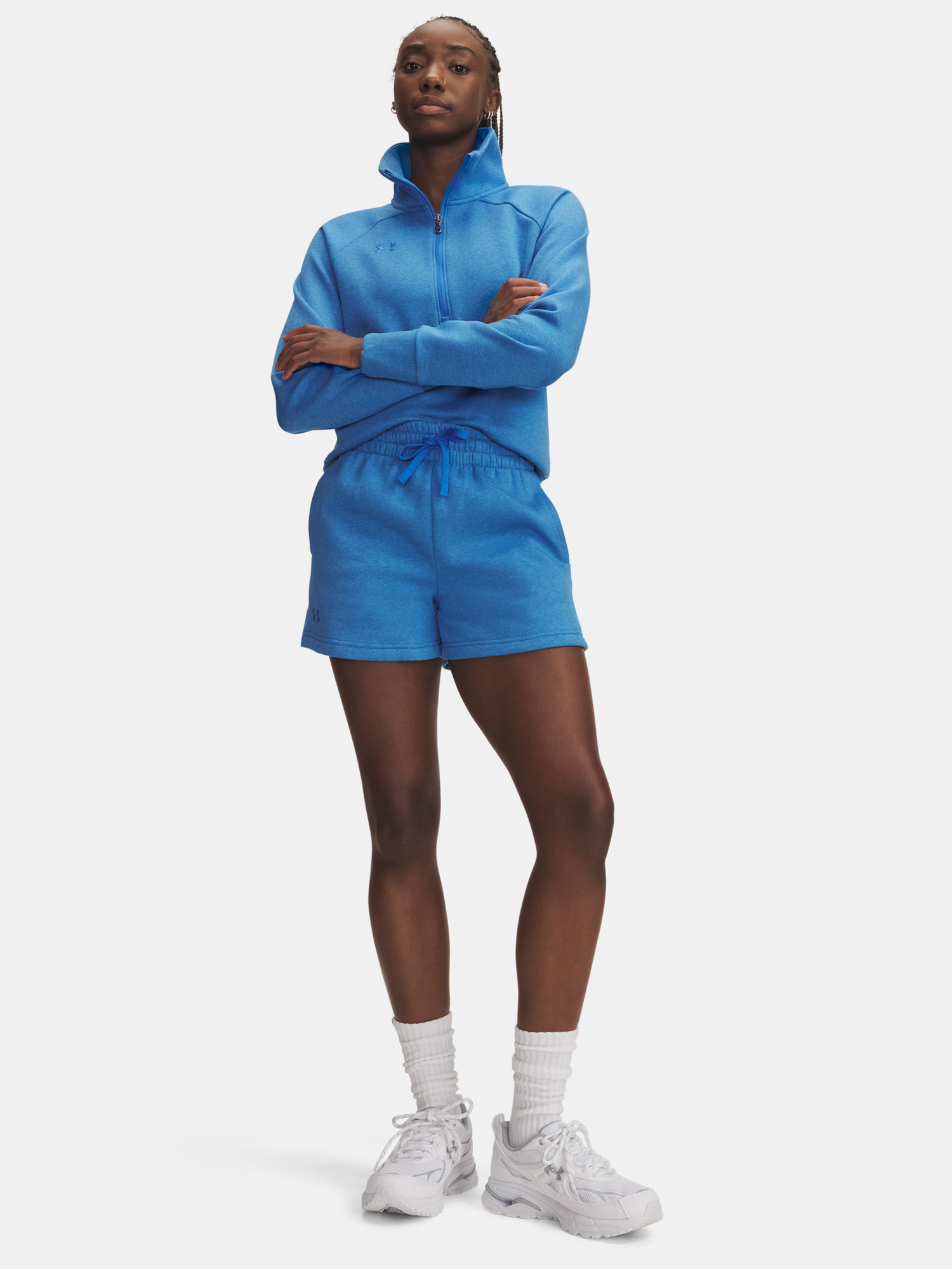 Women&#039;s shorts Under Armour Rival Fleece Short-BLU - Women&#039;s