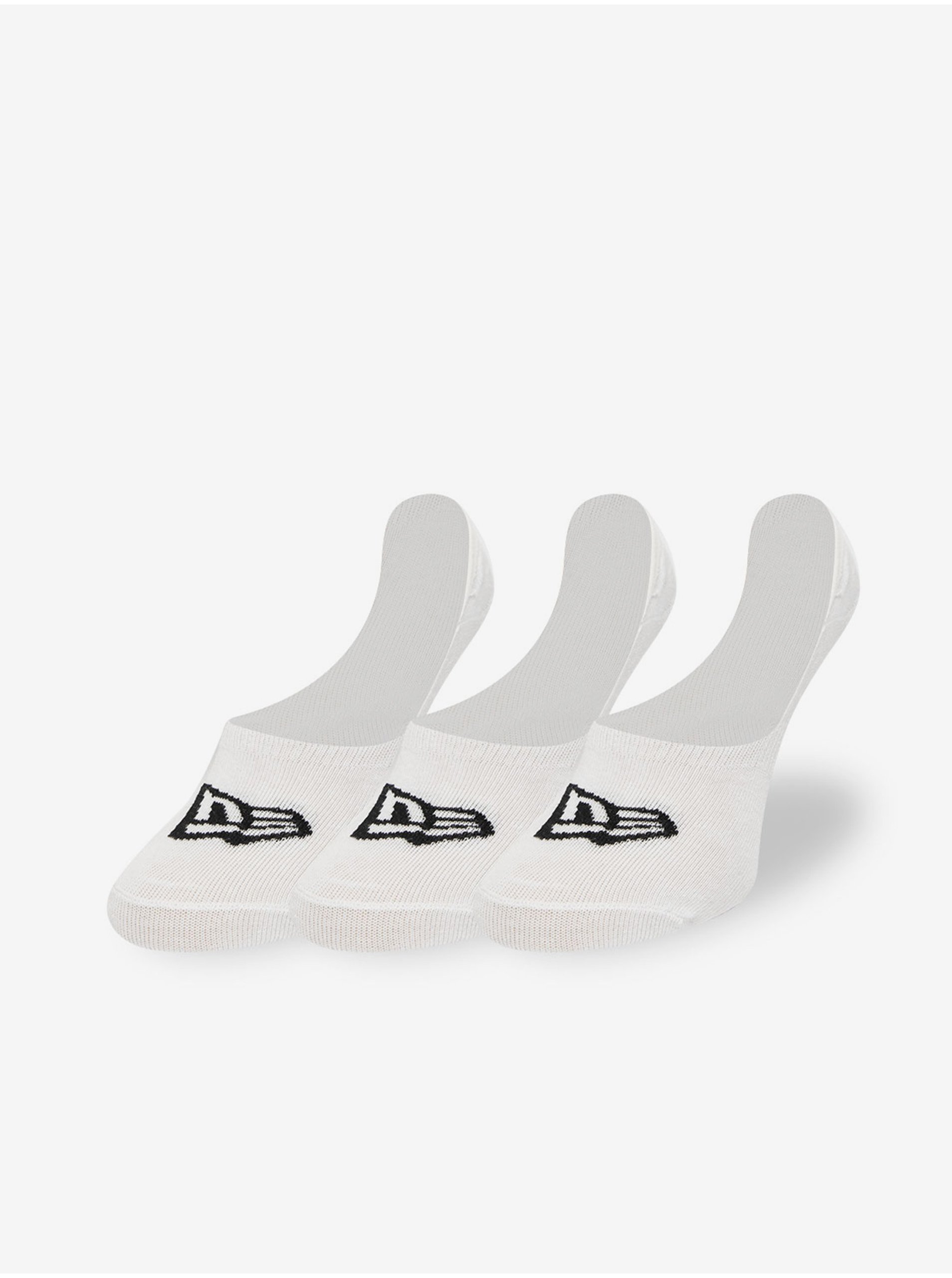 Set of three pairs of socks in white New Era - Men