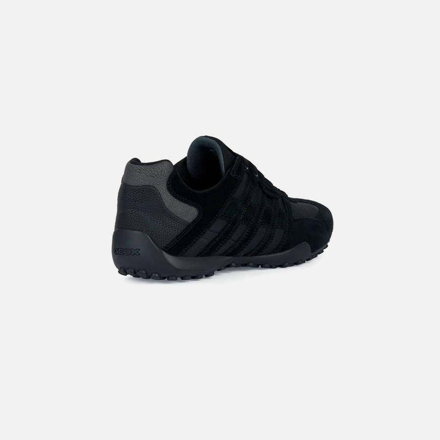 Black men&#039;s sneakers Geox Snake - Men&#039;s