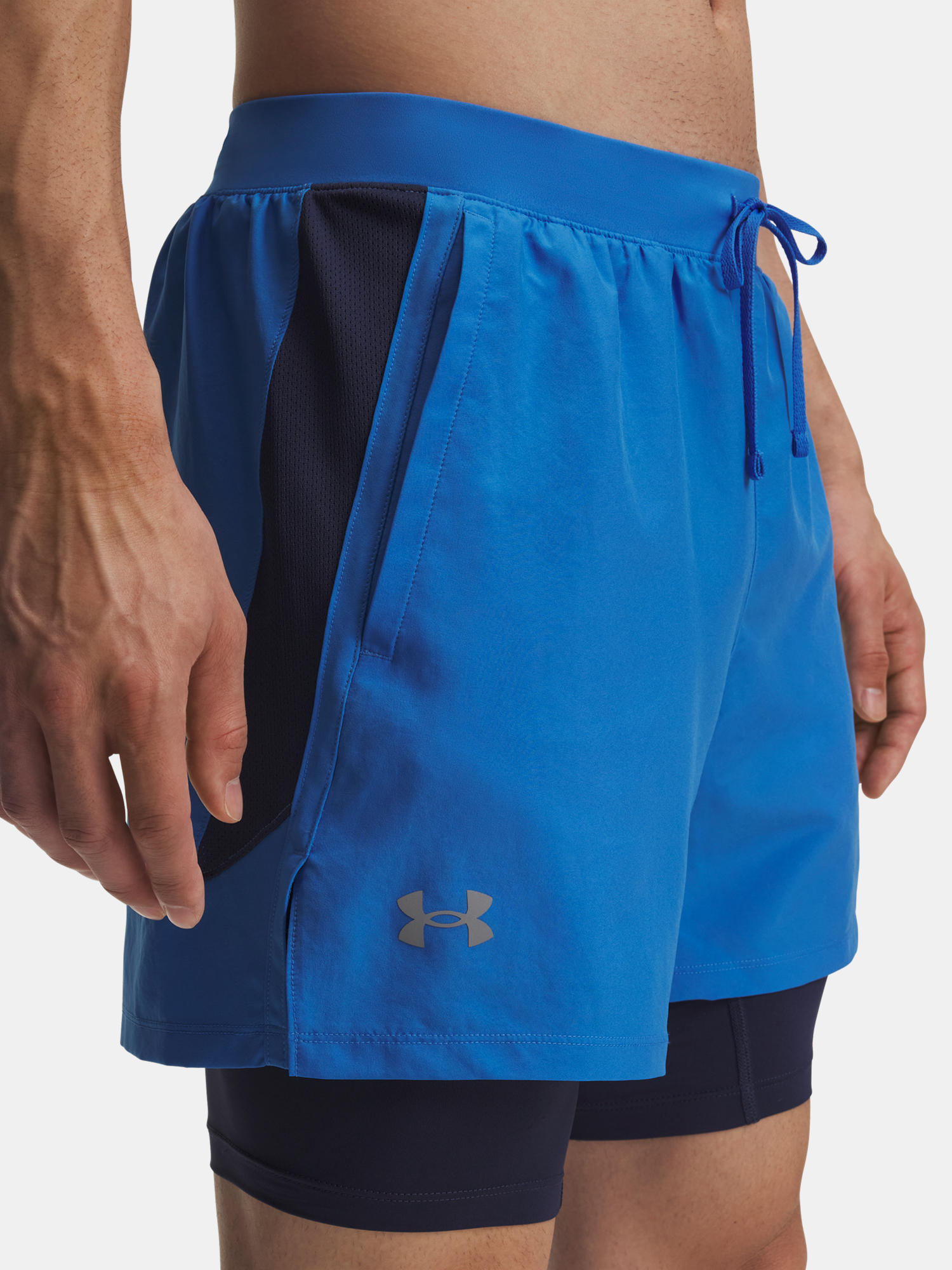 Men&#039;s shorts Under Armour UA LAUNCH 5&#039;&#039; 2-IN-1 SHORTS-BLU - Men&#039;s
