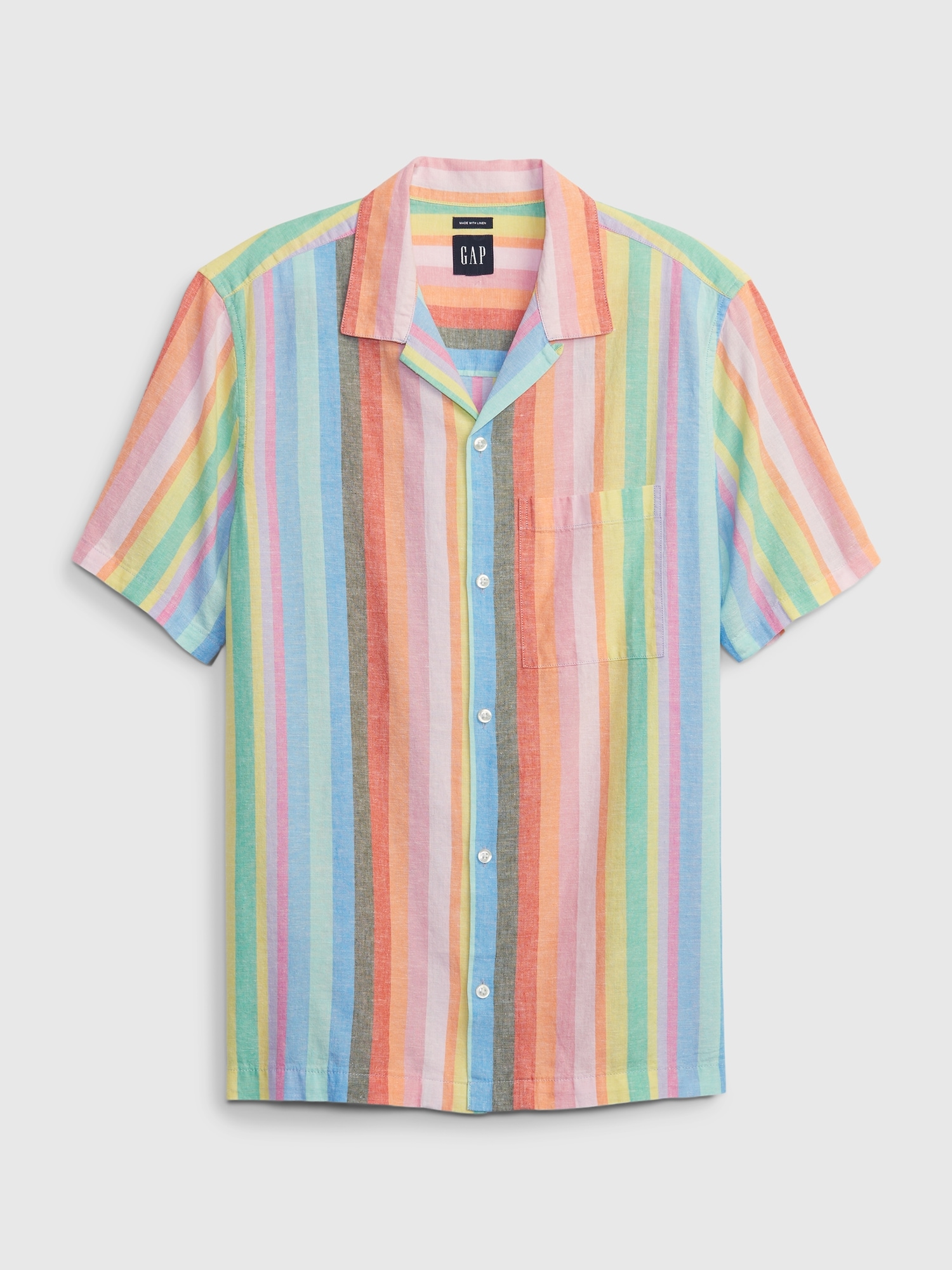 Camasi casual pentru barbati GAP - oranj, albastru, turcoaz, verde, galben, gri, roz deschis, mov