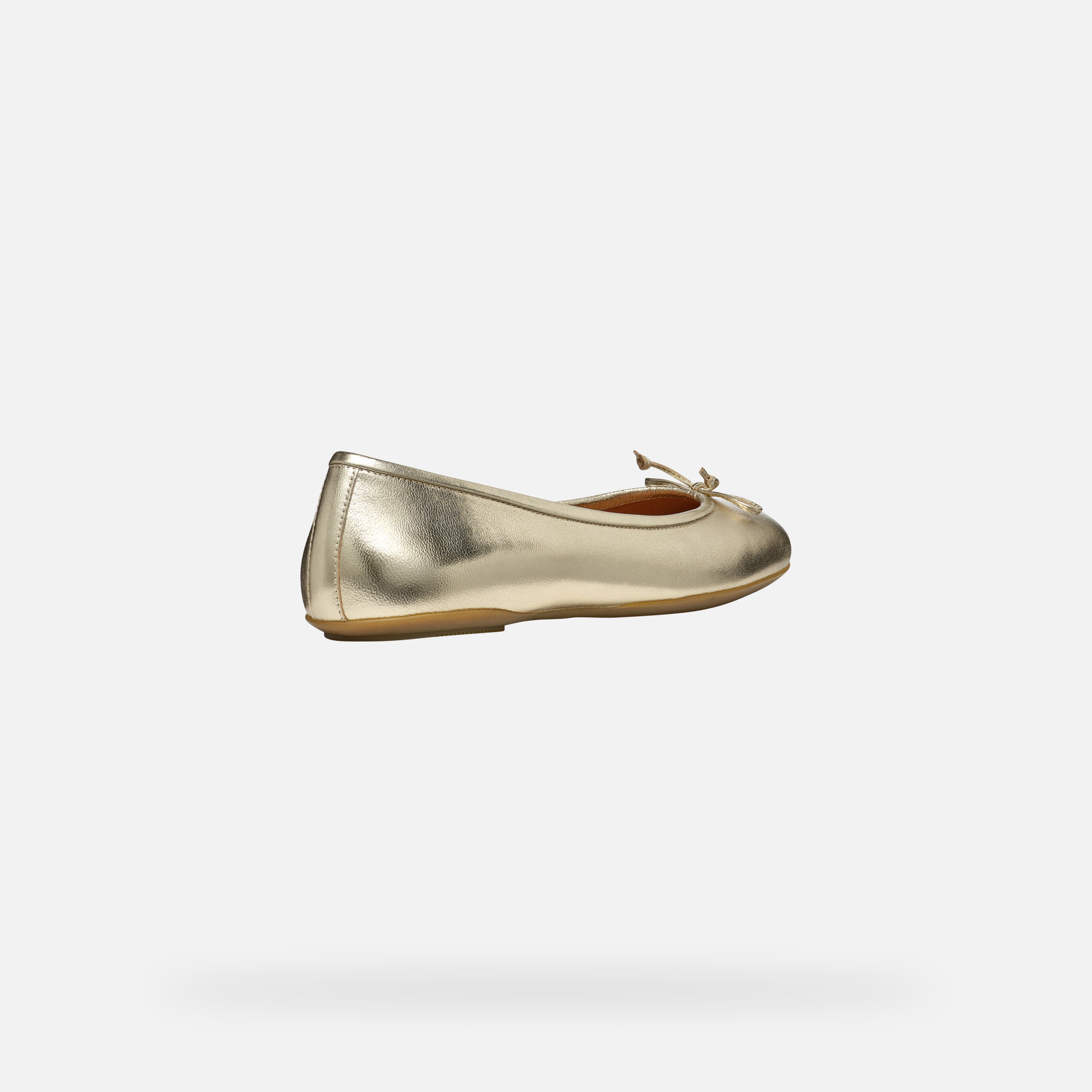 Gold women's ballet flats Geox Palmaria - Women's