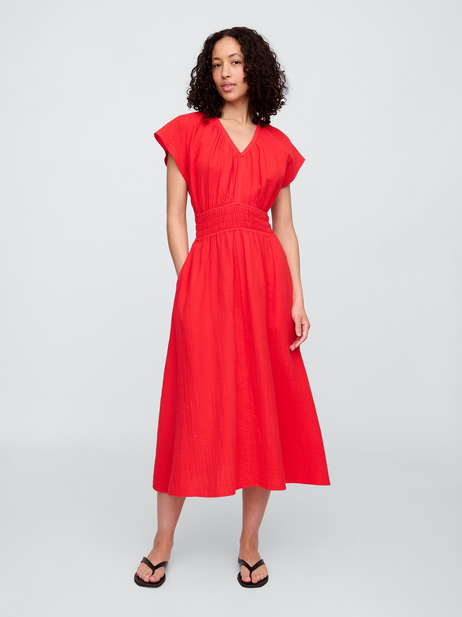 GAP Maxi dress with pockets Americana - Womens