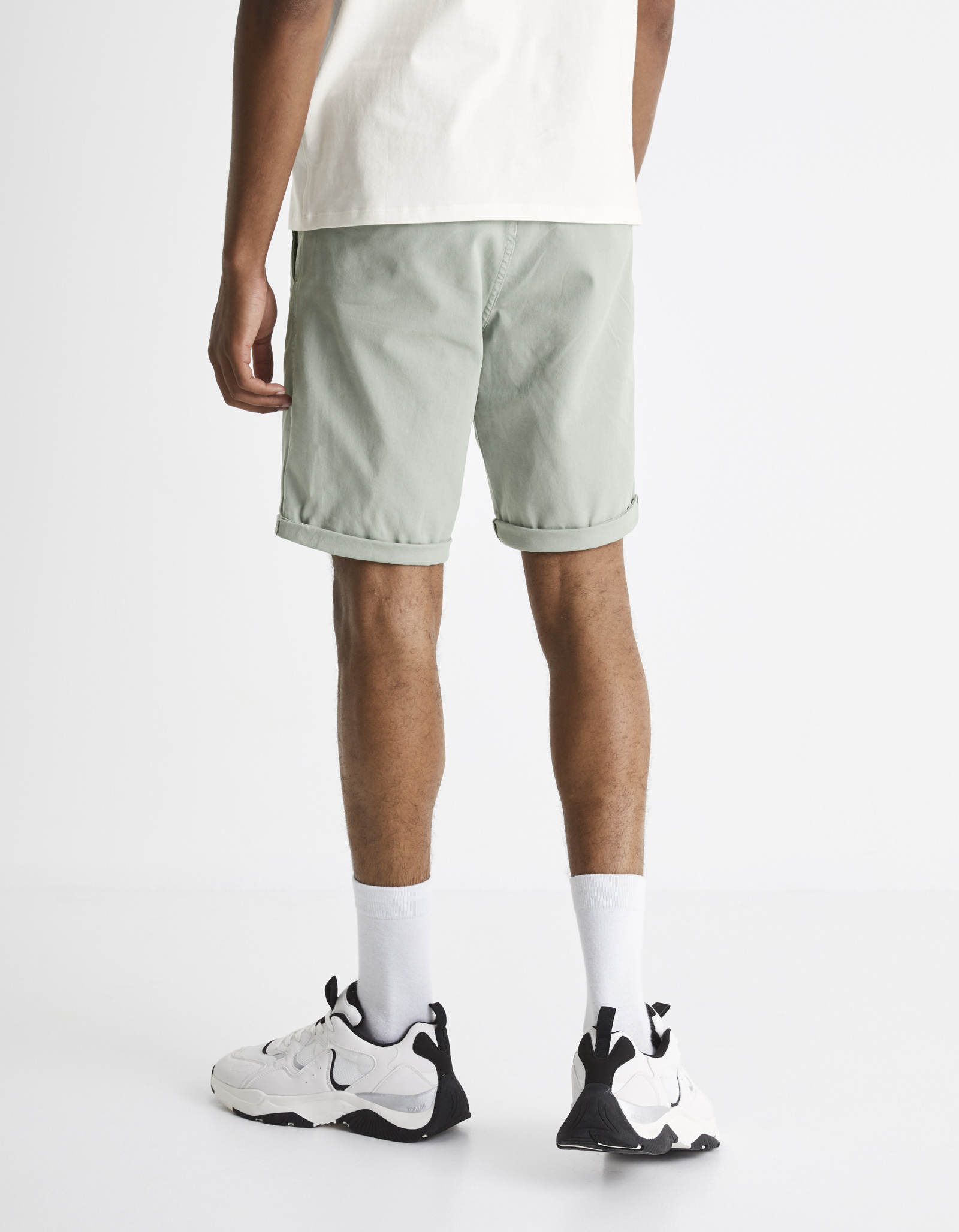 Pantaloni scurti pentru barbati Celio - verde deschis