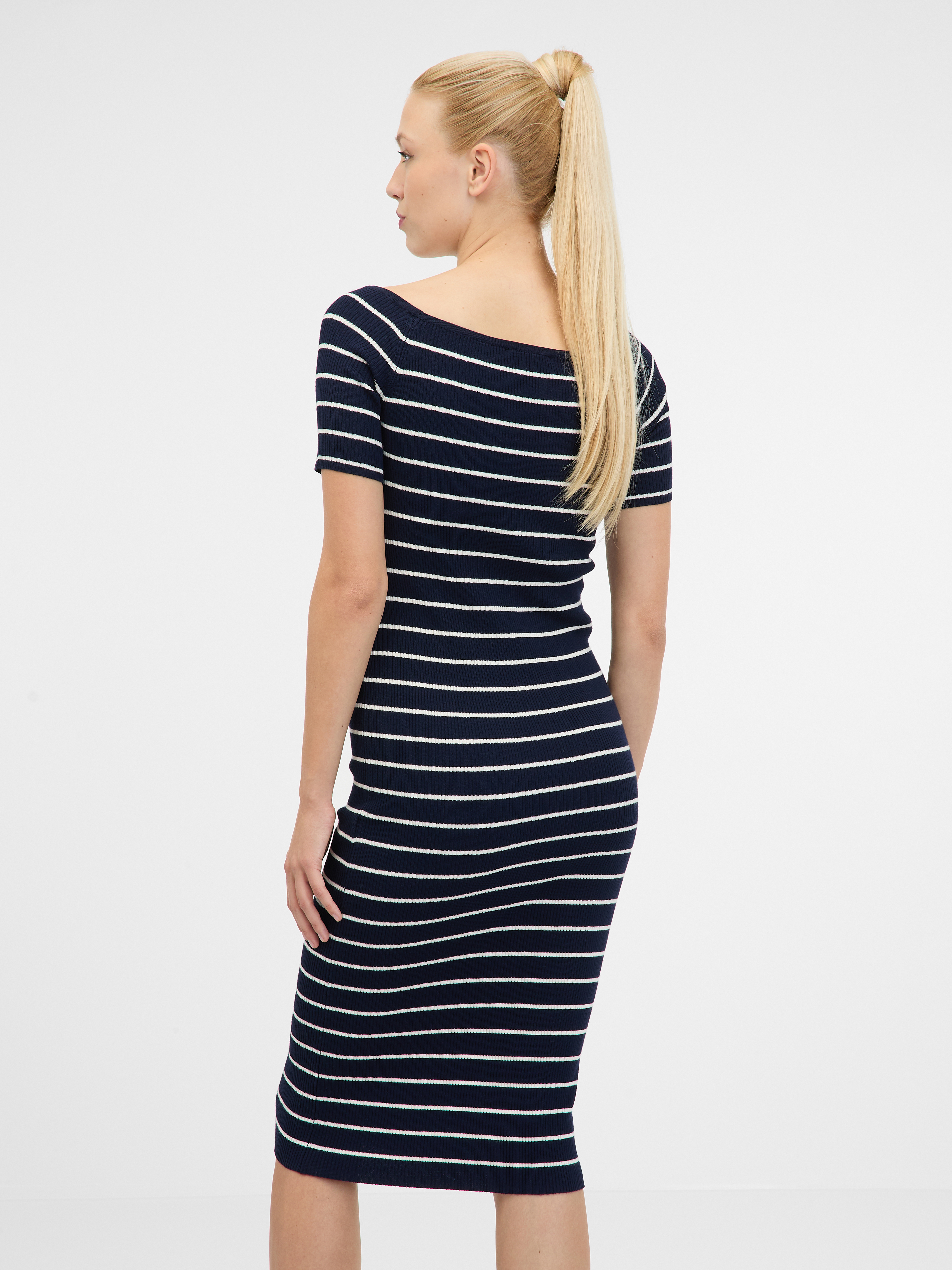 Dark blue women's midi dress ORSAY - Women's