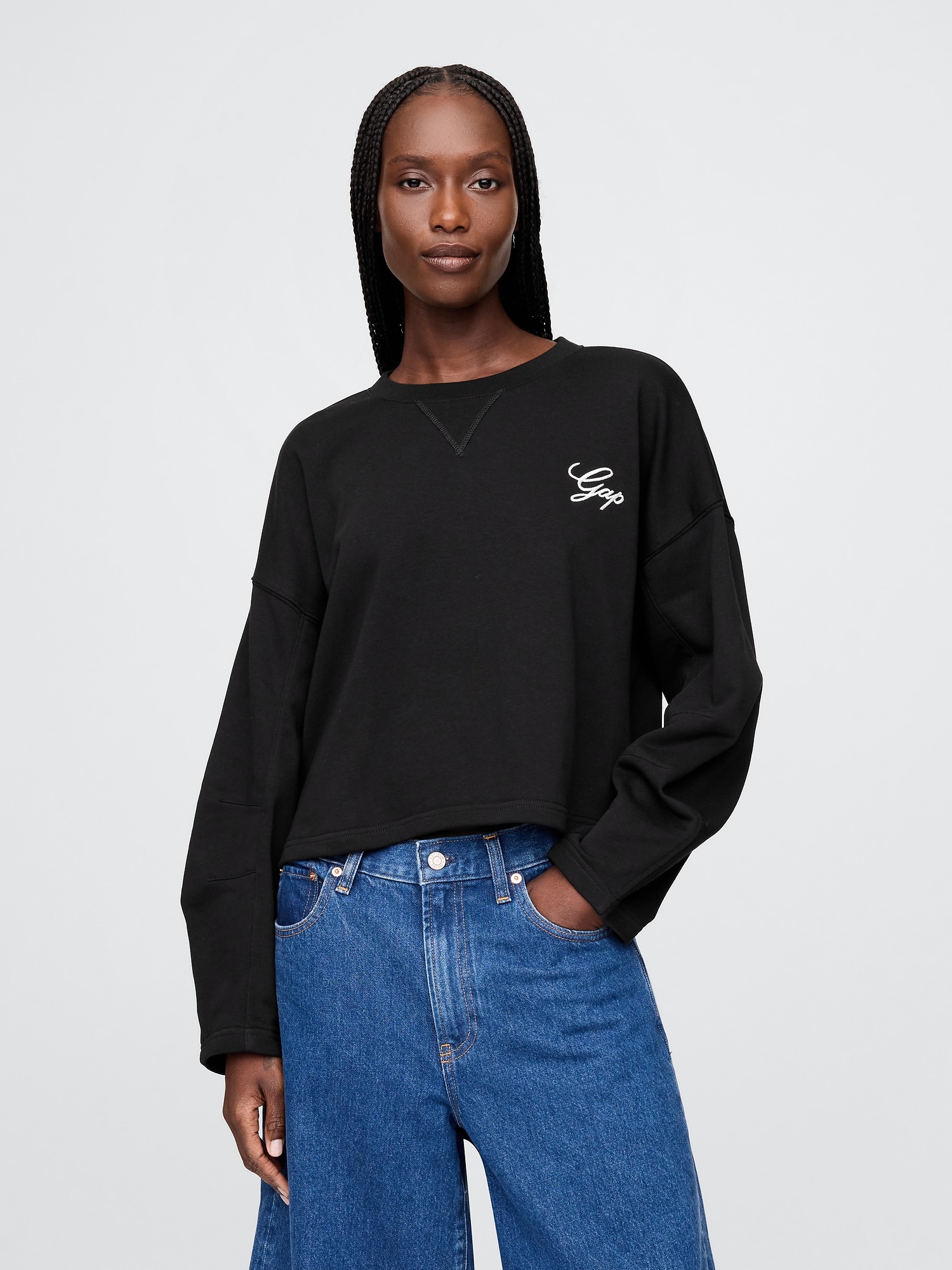 GAP Oversize sweatshirt VintageSoft Americana - Women&#039;s