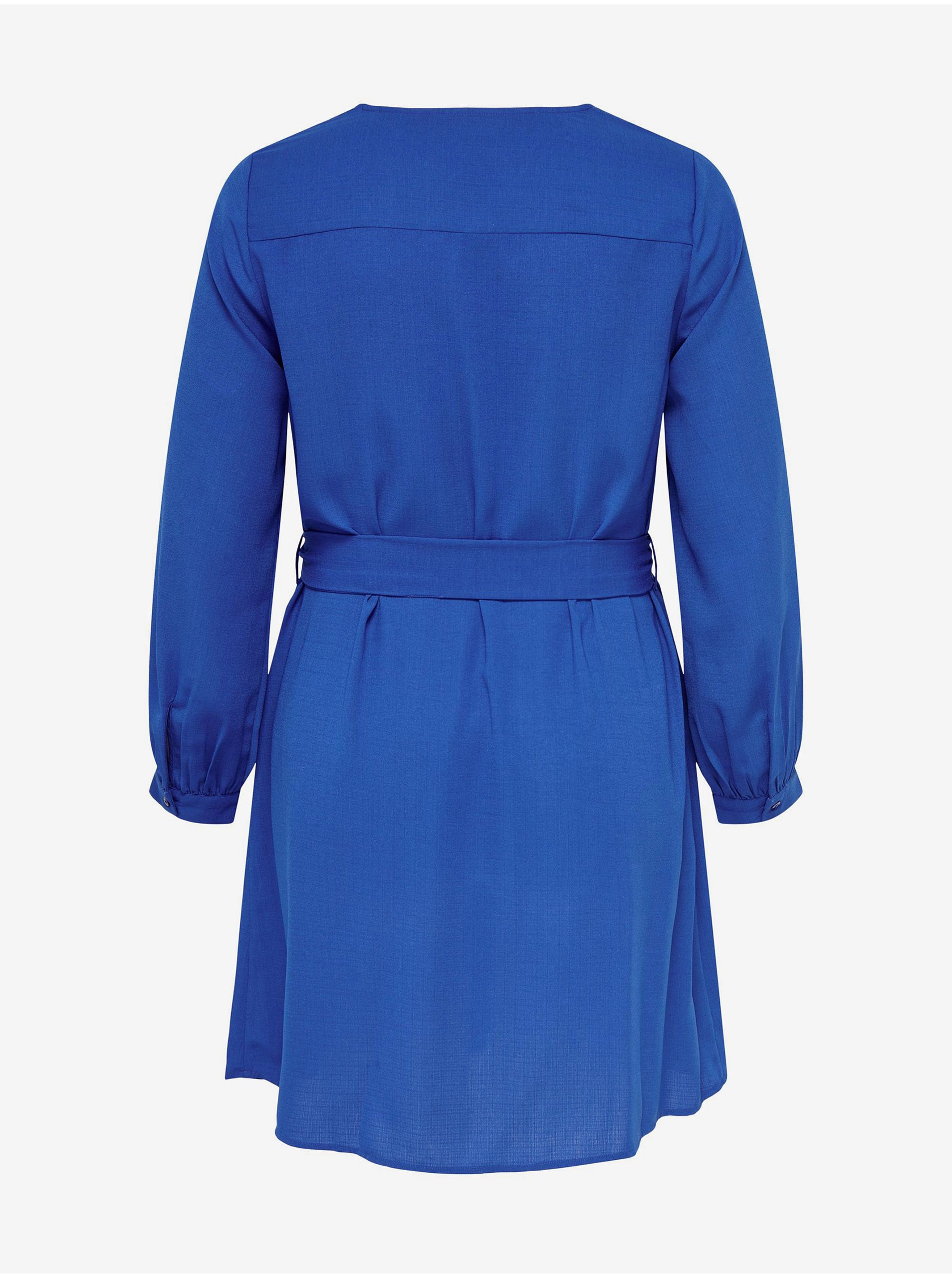 Blue Dress with Tie ONLY CARMAKOMA Defini - Women