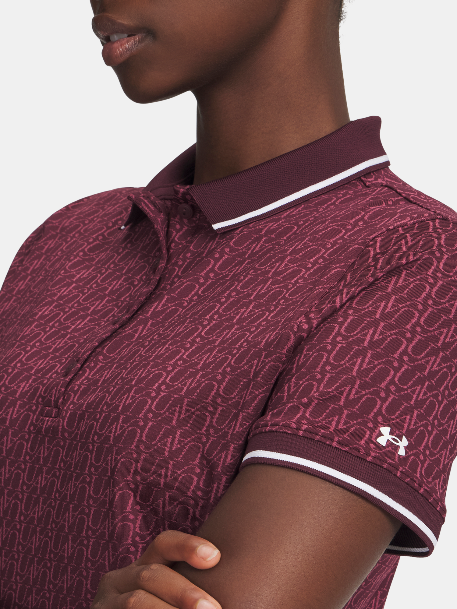 Under Armour UA Playoff Jacquard Polo-RED Women's T-Shirt - Women's