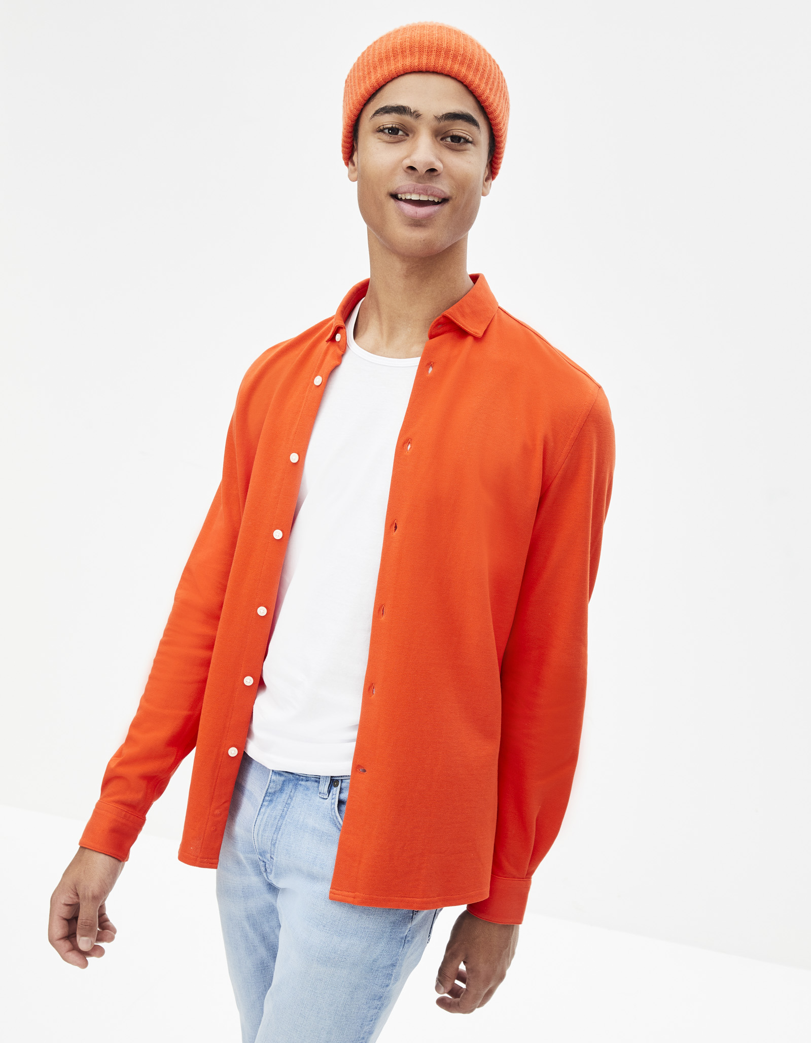 Celio Cotton Shirt Ramaille - Men