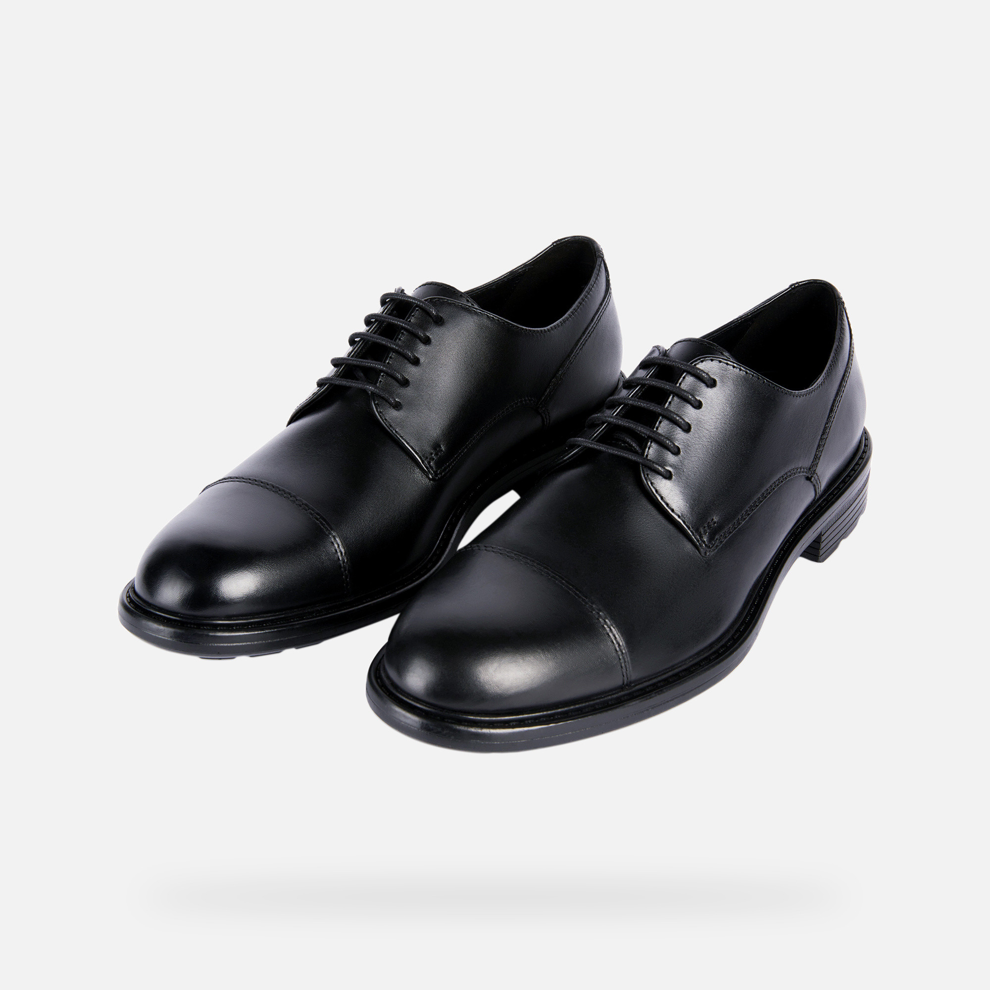 Black Men's Formal Shoes Geox Walk Pleasure - Men