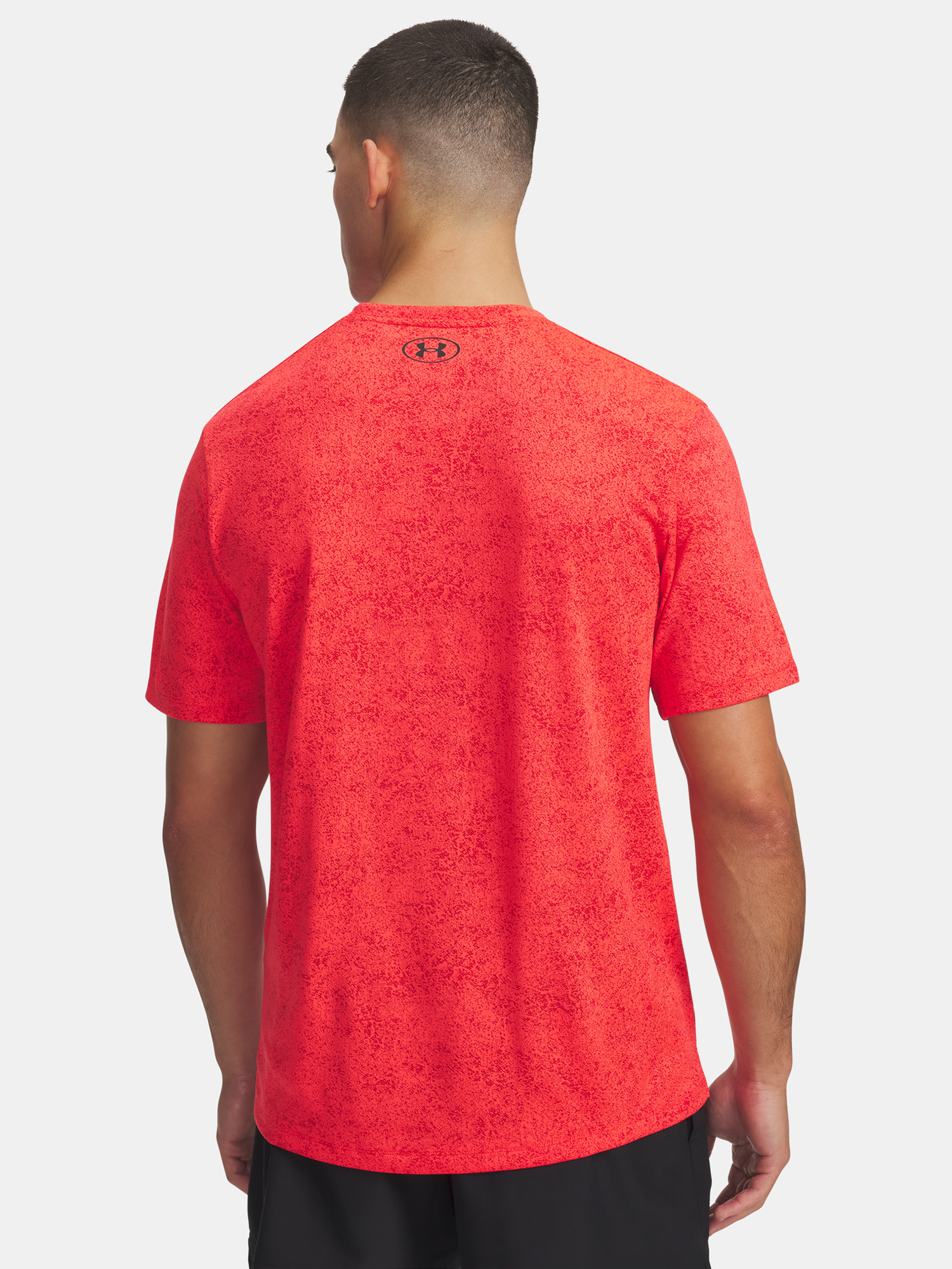 Men's T-shirt Under Armour UA Tech Tee Pixelate-RED - Men's