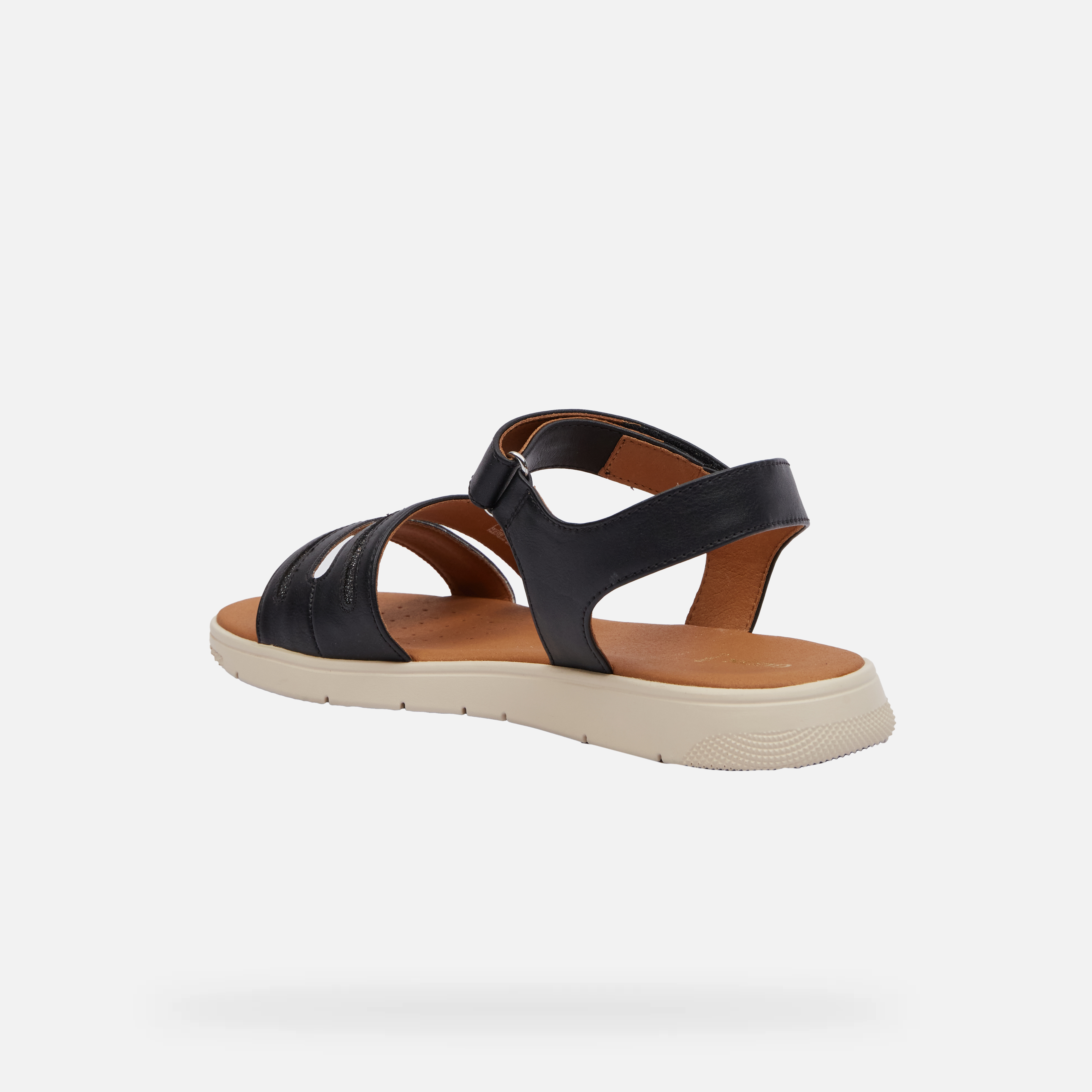 Black women's sandals Geox Dandra - Women's
