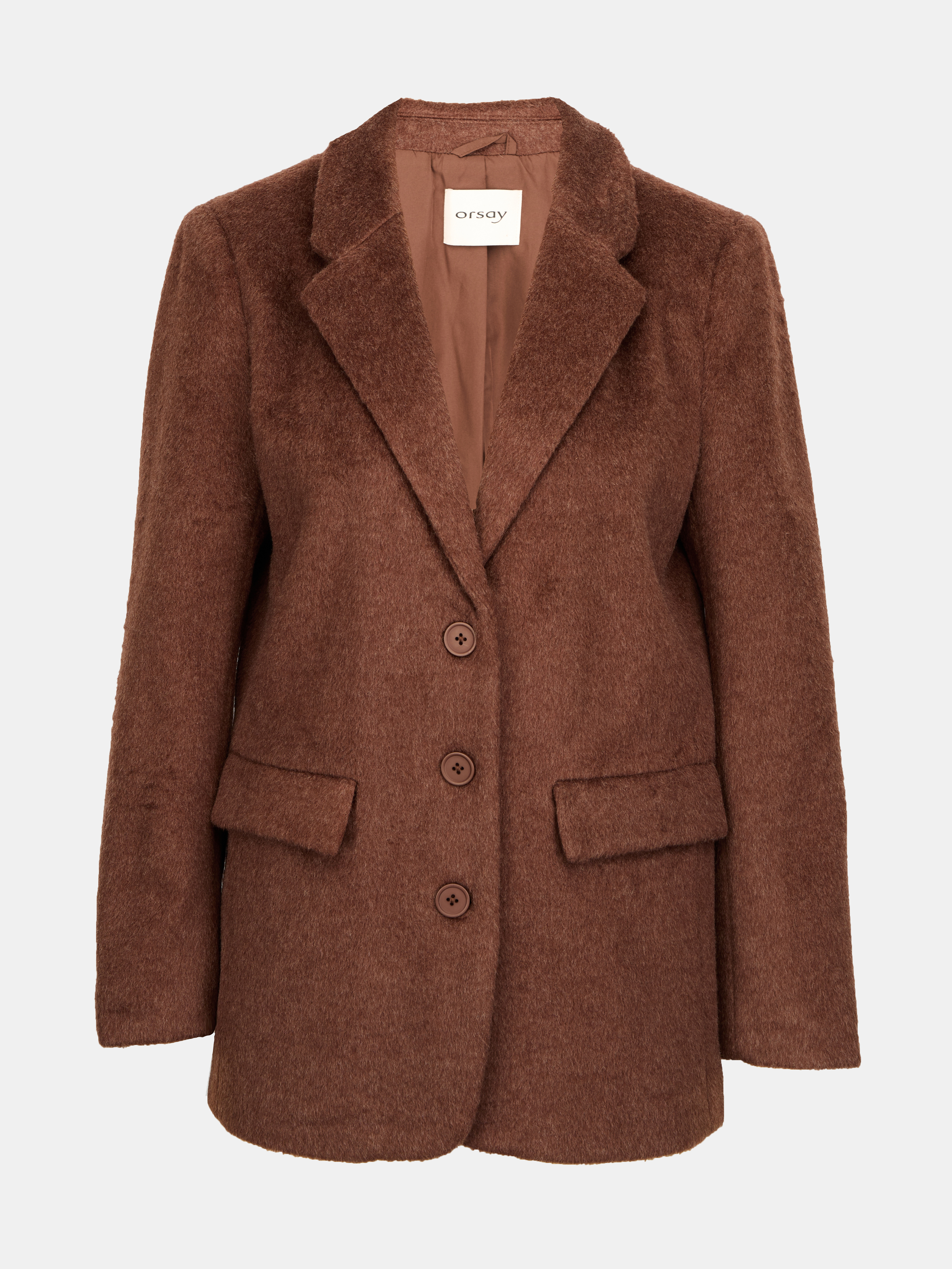 Hnědý dámský kabát ORSAY
