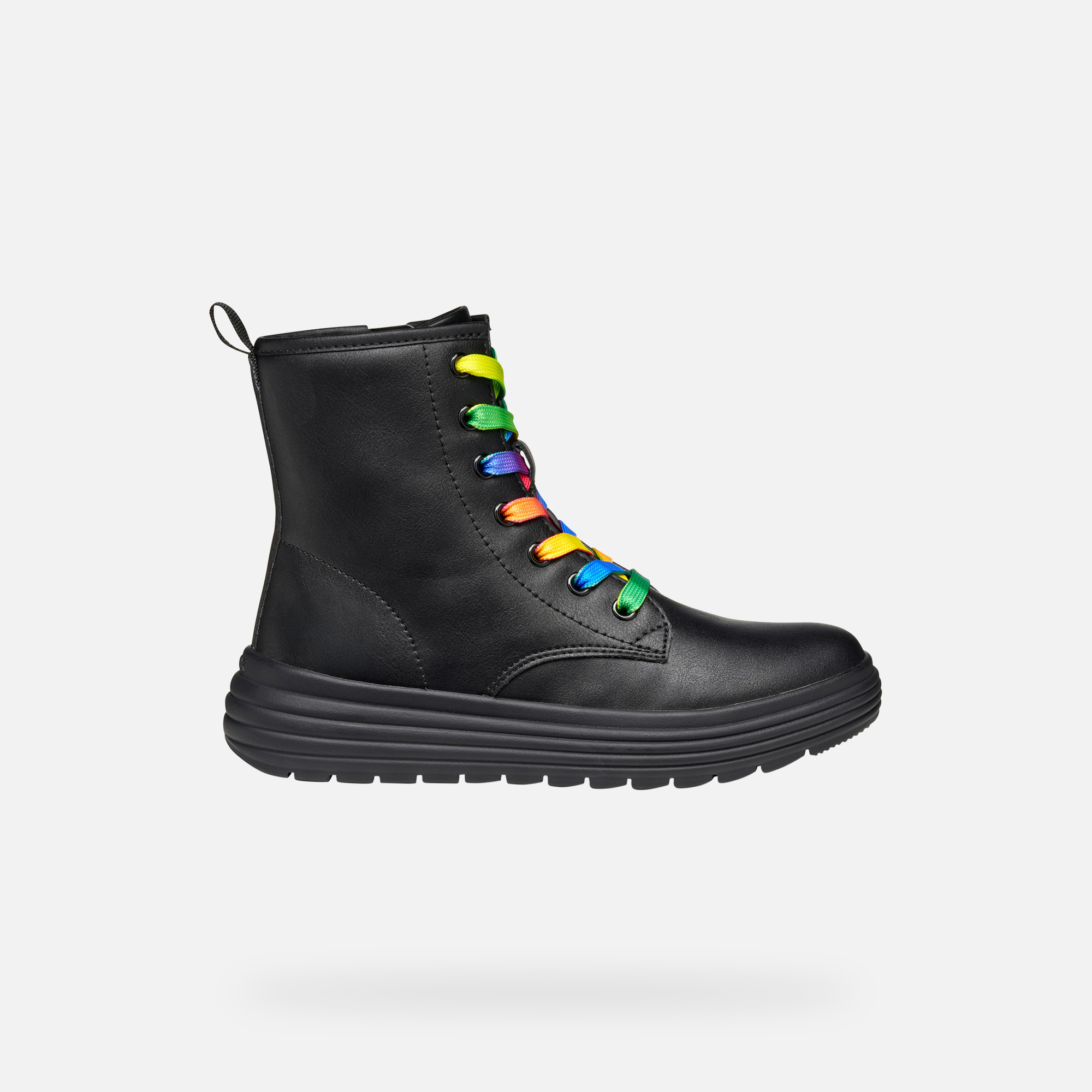 Black Girls Ankle Boots Geox Phaolae - Girls