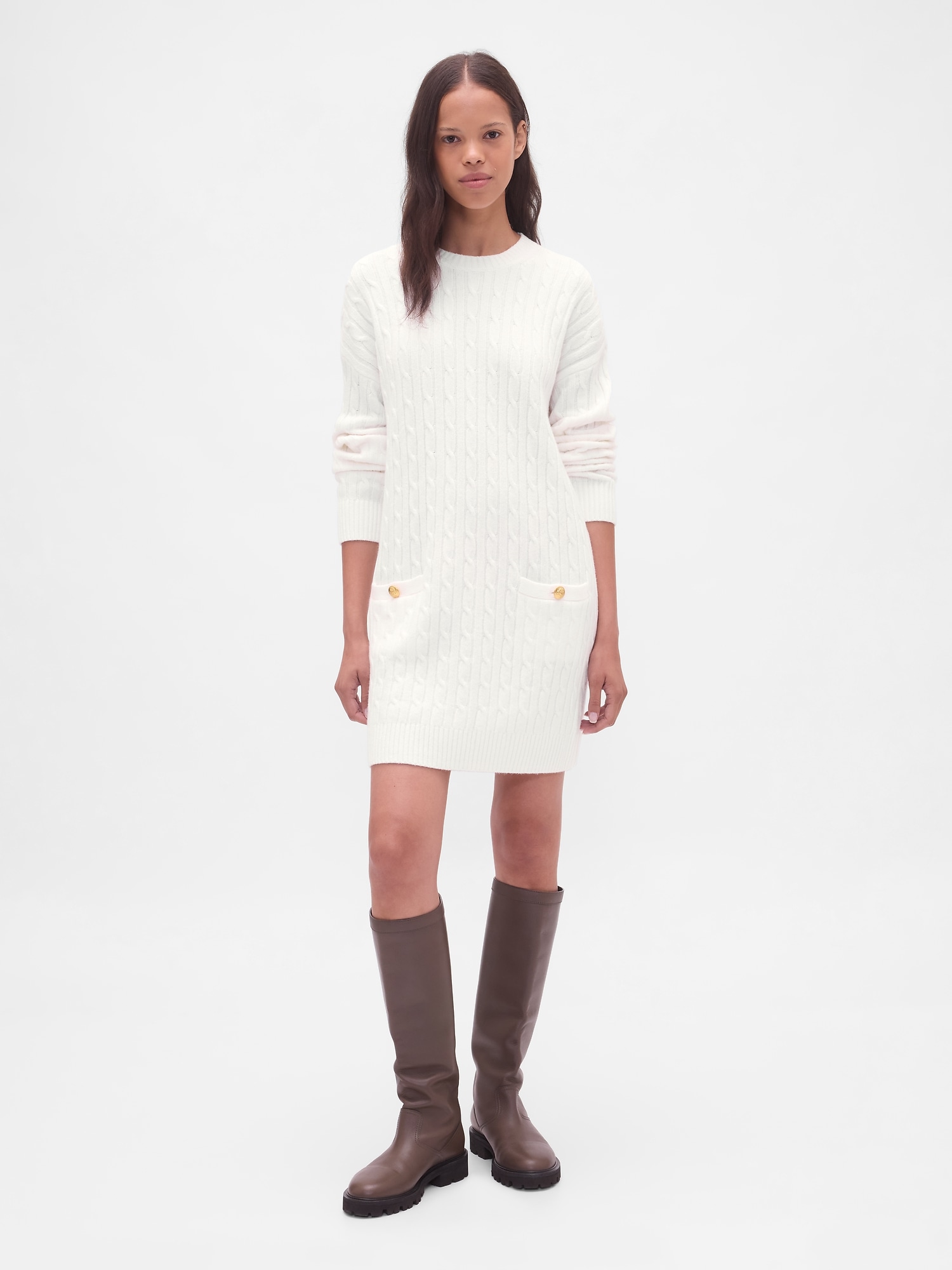 GAP Sweater Mini Dress CashSoft - Ladies