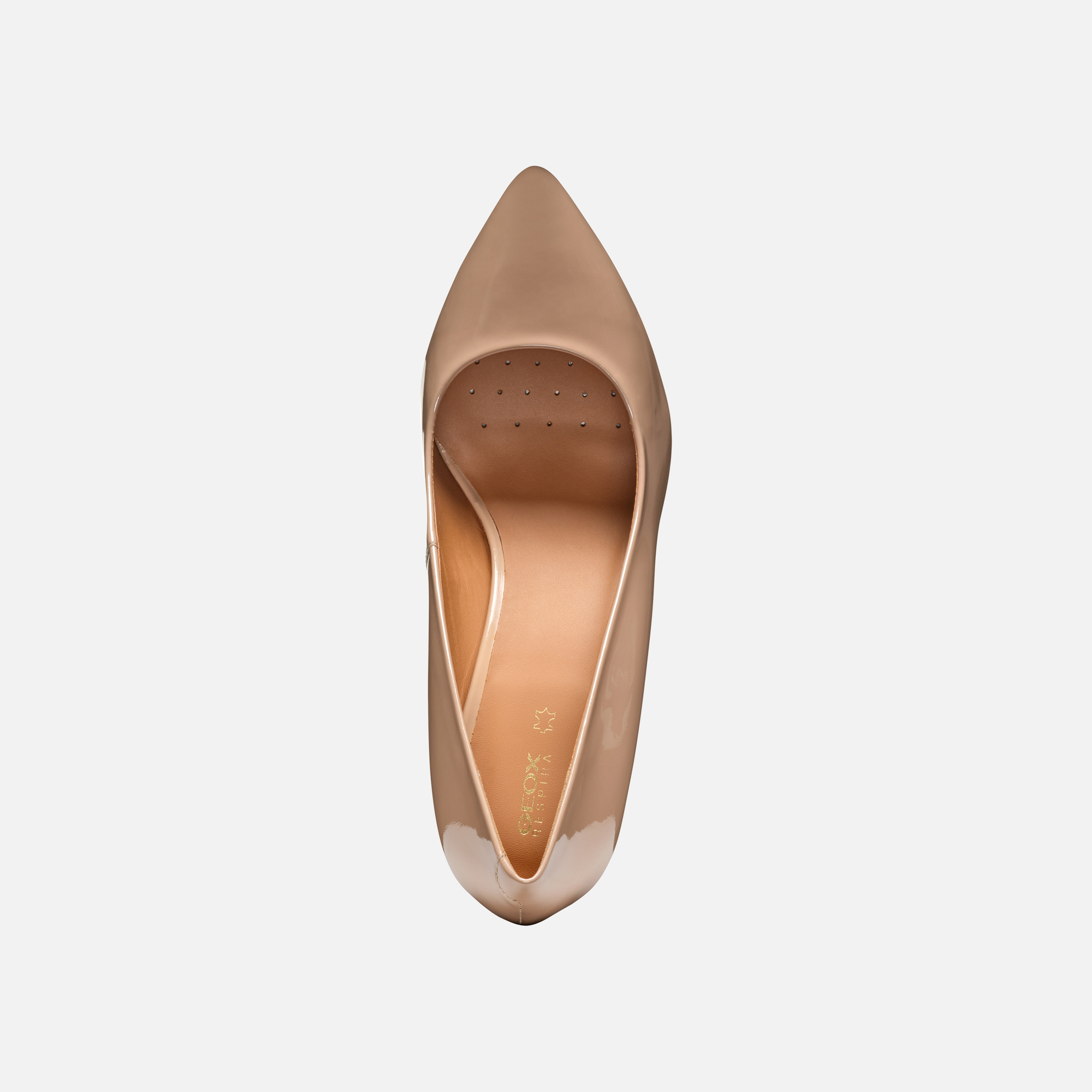 Beige women's pumps Geox Walk Pleasure 90 - Women's