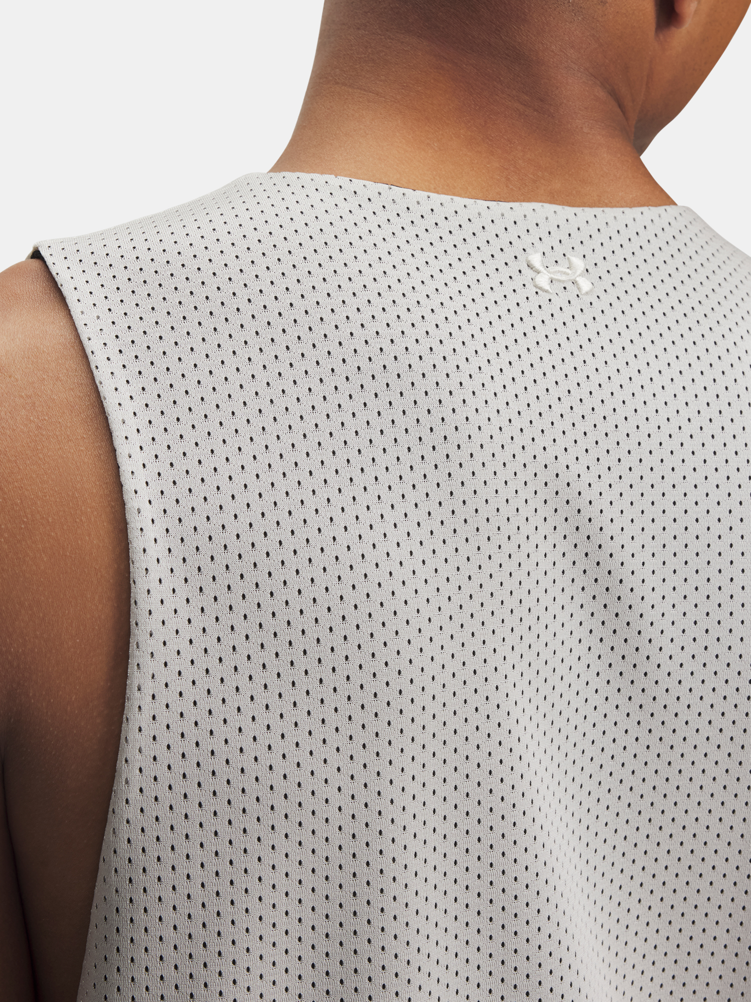 Men's tank top Under Armour UA M Courtside Reversble Jsy-WHT - Men's