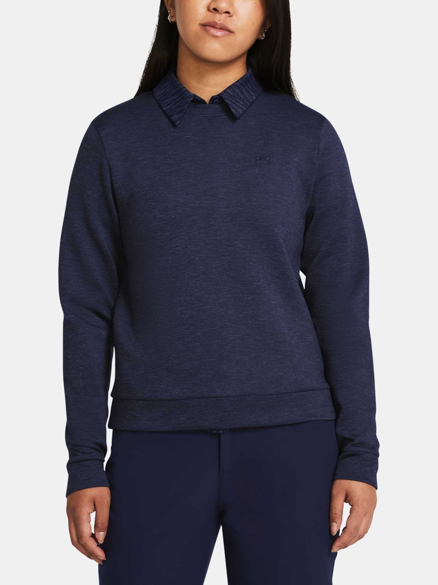 Women&#039;s sweatshirt Under Armour UA Drive Midlayer Crew-BLU - Women&#039;s