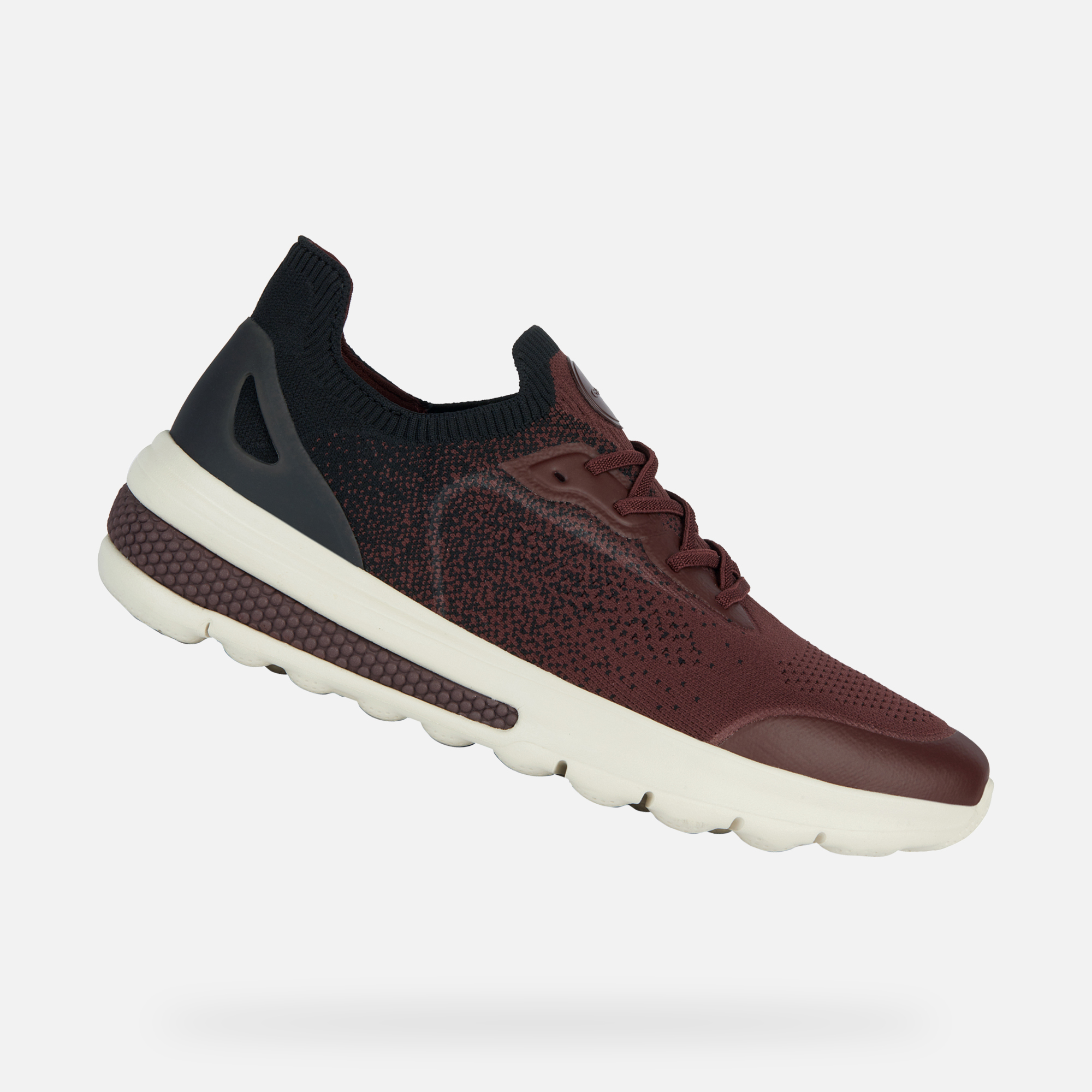 Burgundy Men's Sneakers Geox Spherica Actif - Men's