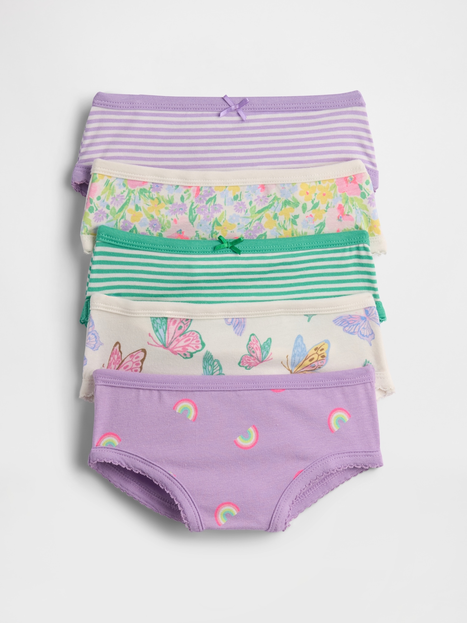 GAP Baby Cotton Panties, 5 pcs - Girls