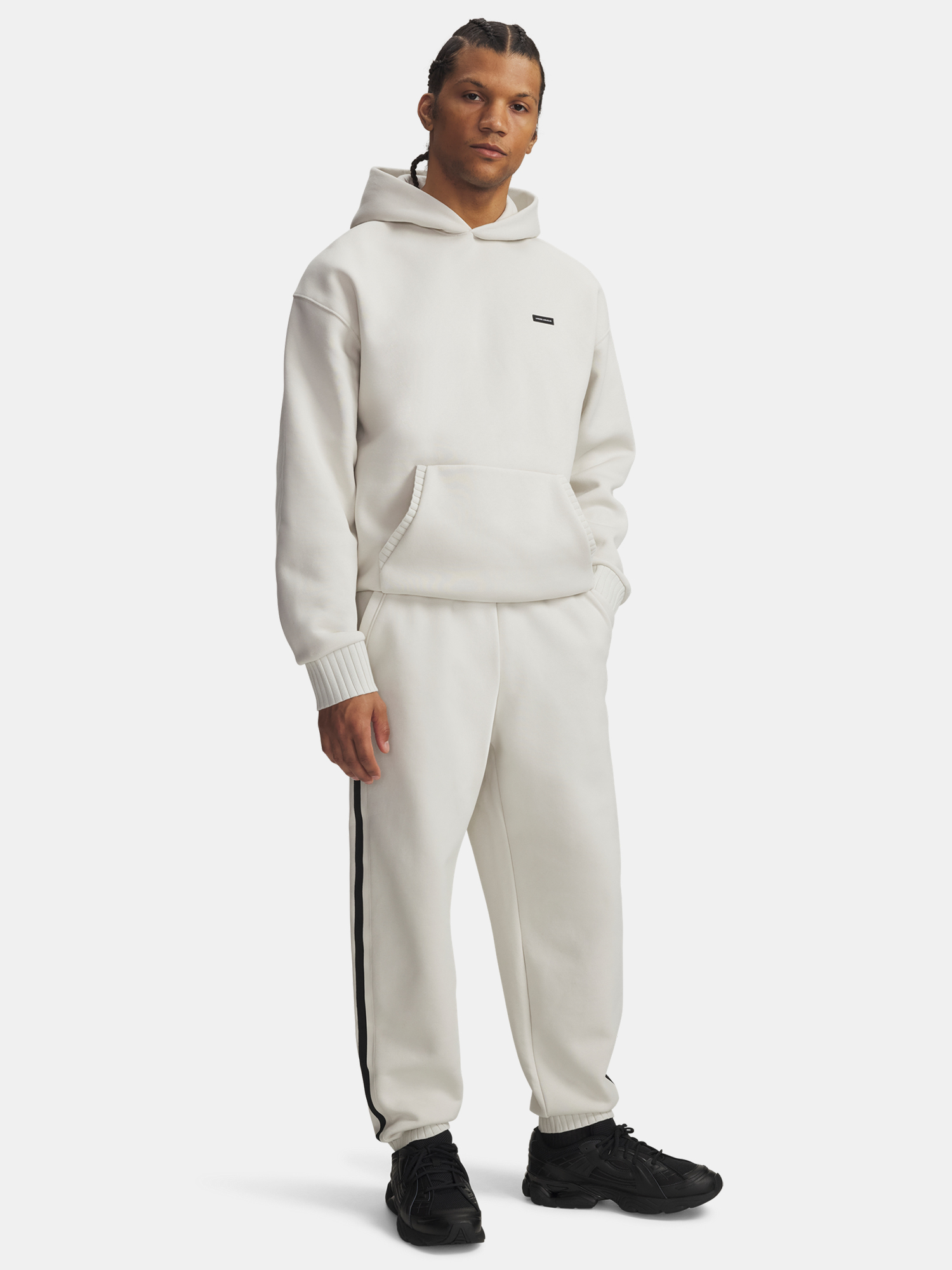 Under Armour UA Icon Heavy Rib Jogger-WHT Men&#039;s Sweatpants - Mens