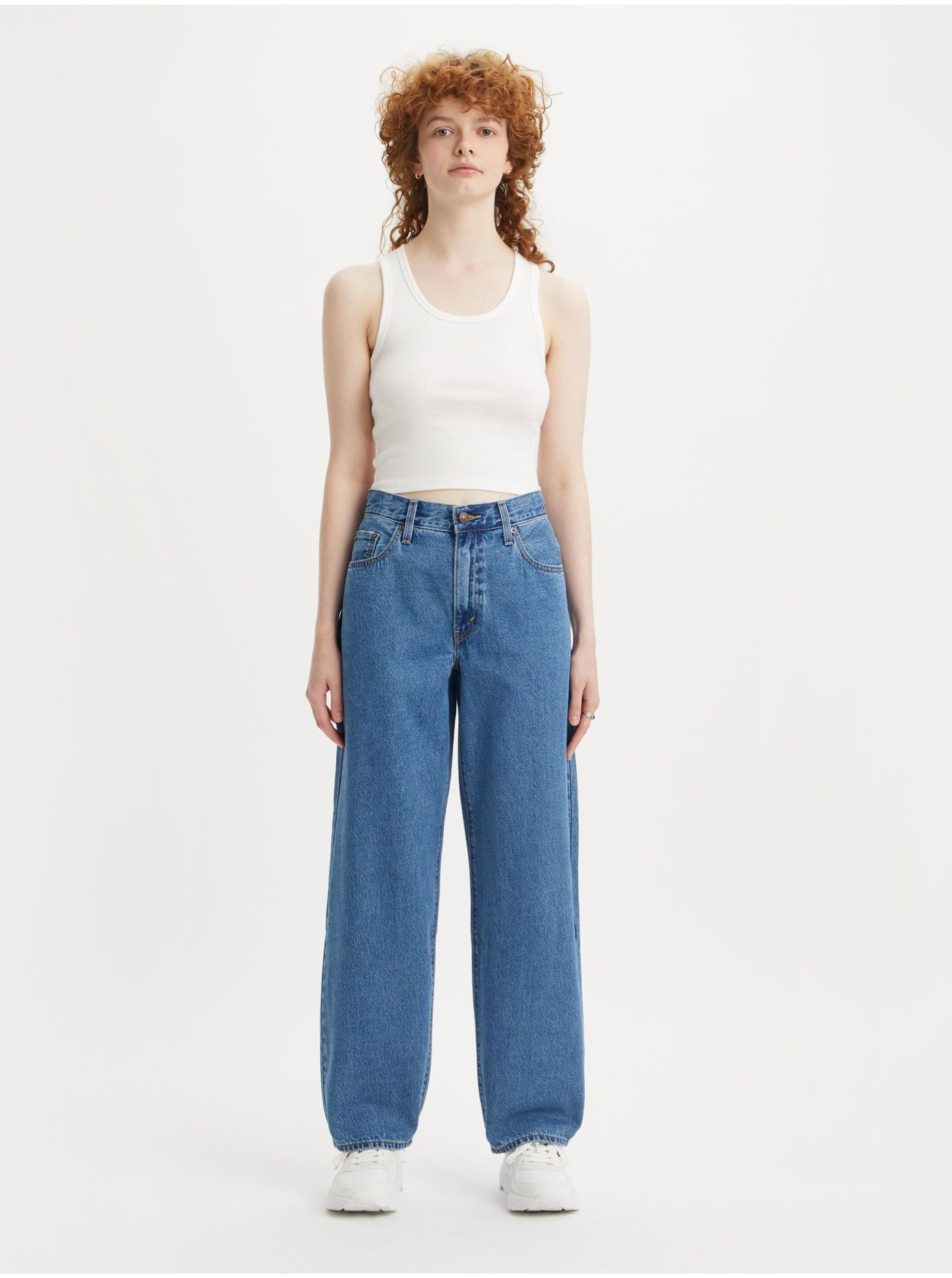 levi-s-blue-women-s-straight-fit-jeans-levi-s-baggy-dad-women