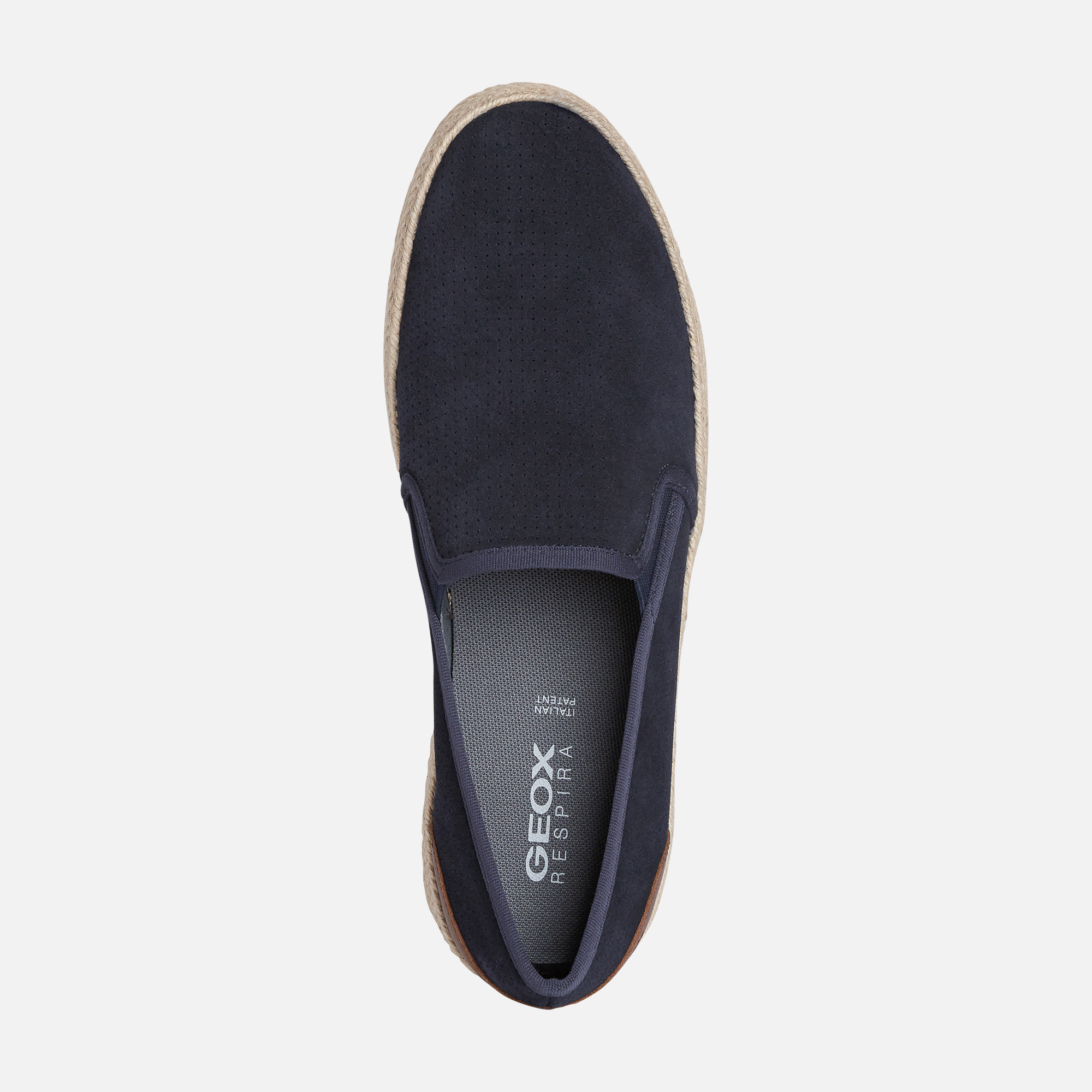 Dark blue men's slip on sneakers Geox Pantelleria - Men's