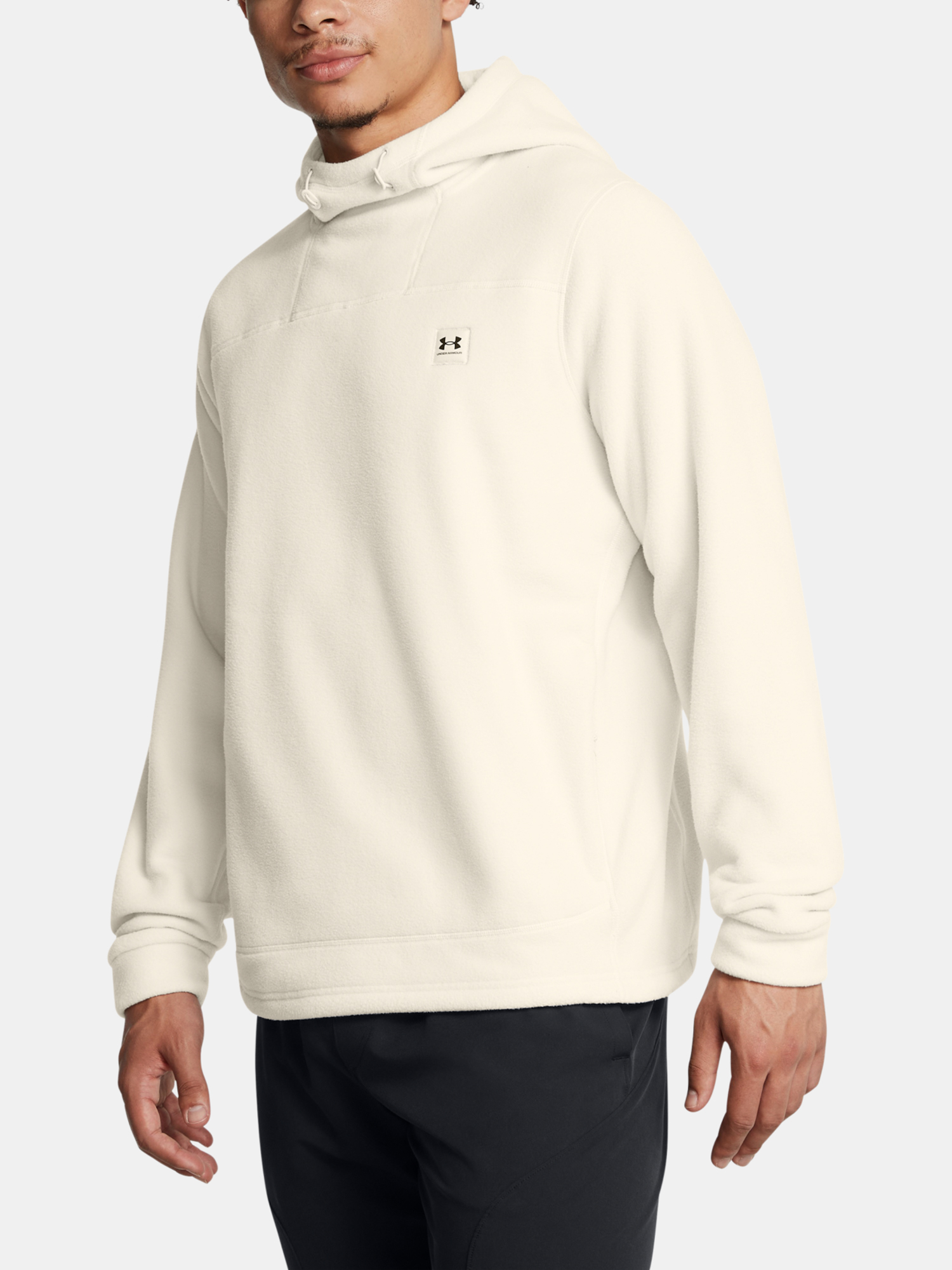 Men's Sweatshirt Under Armour UA Expanse Fleece Hoodie-WHT - Men's