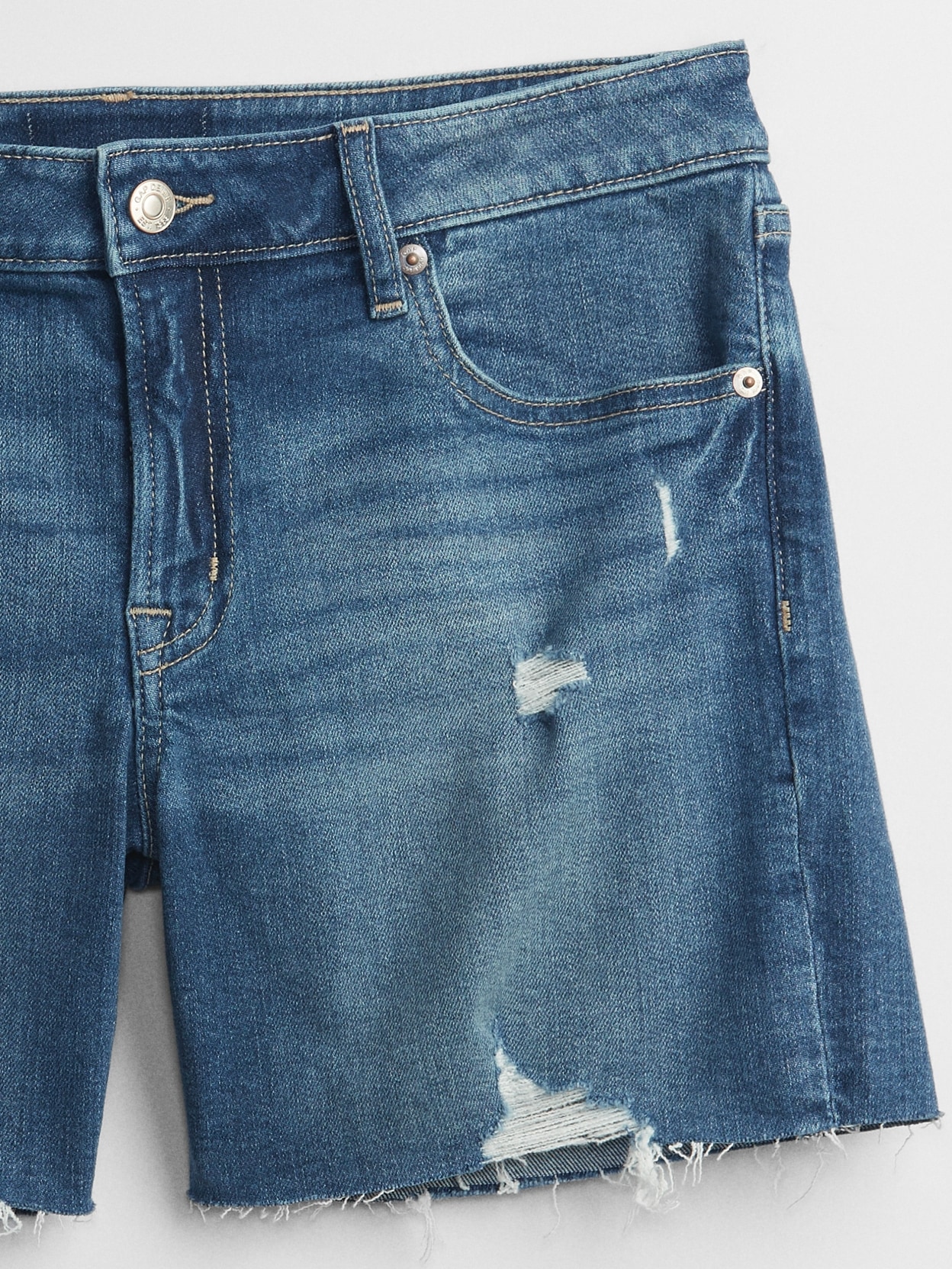 Pantaloni scurti pentru femei GAP - albastru