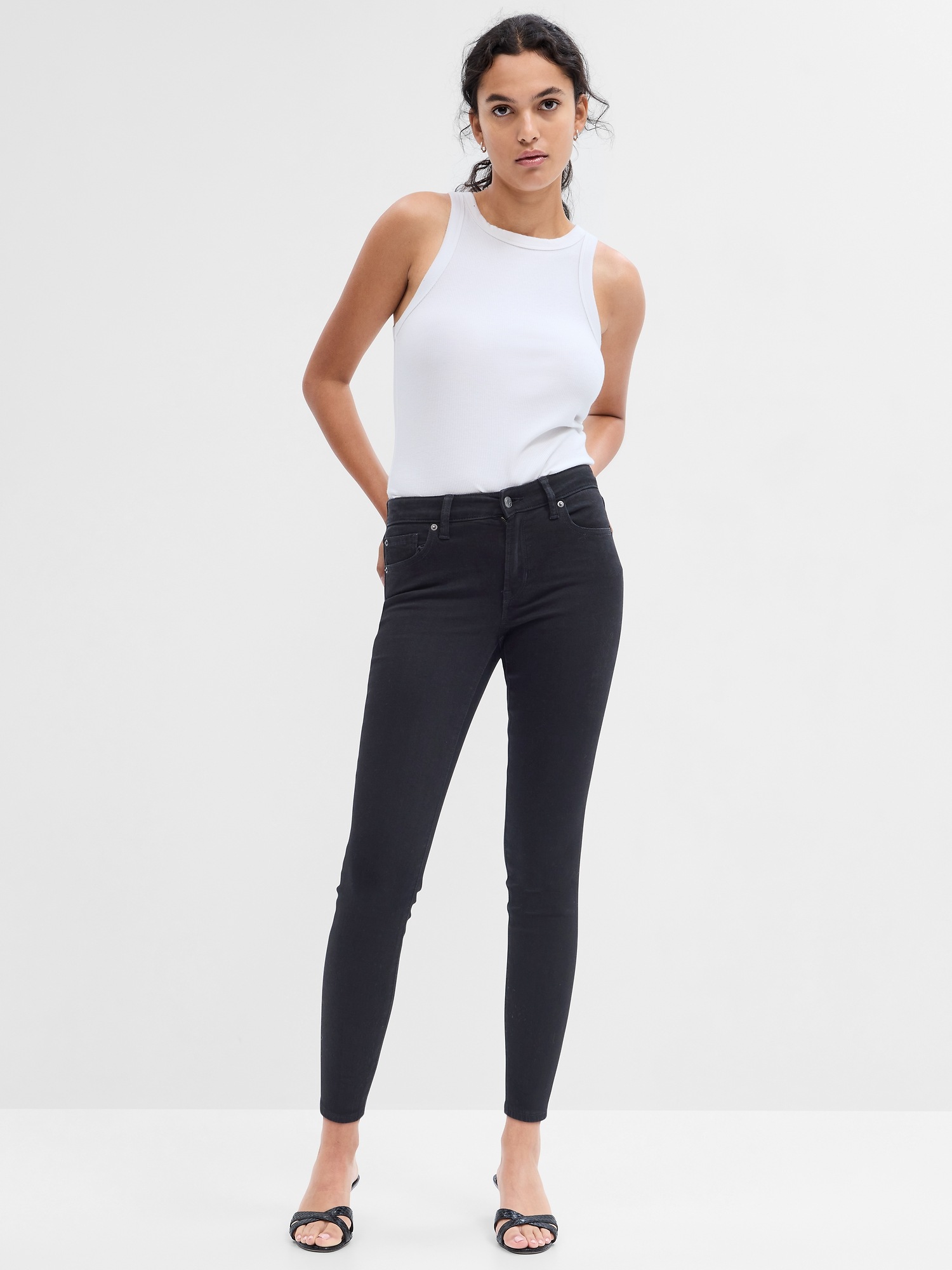 GAP Džíny mid rise universal legging jeans